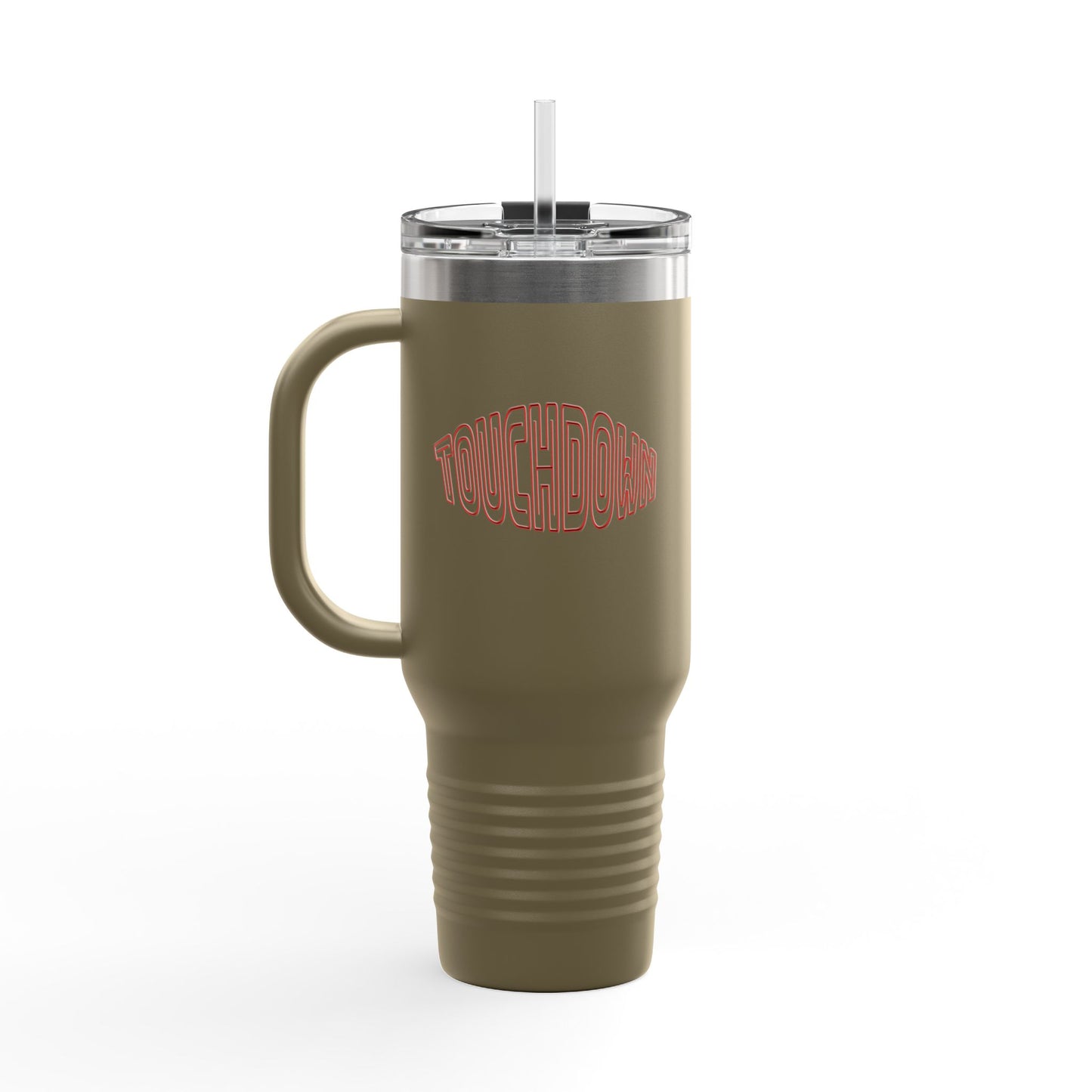 Football Season Touchdown Sporty Insulated Travel Mug, 40oz