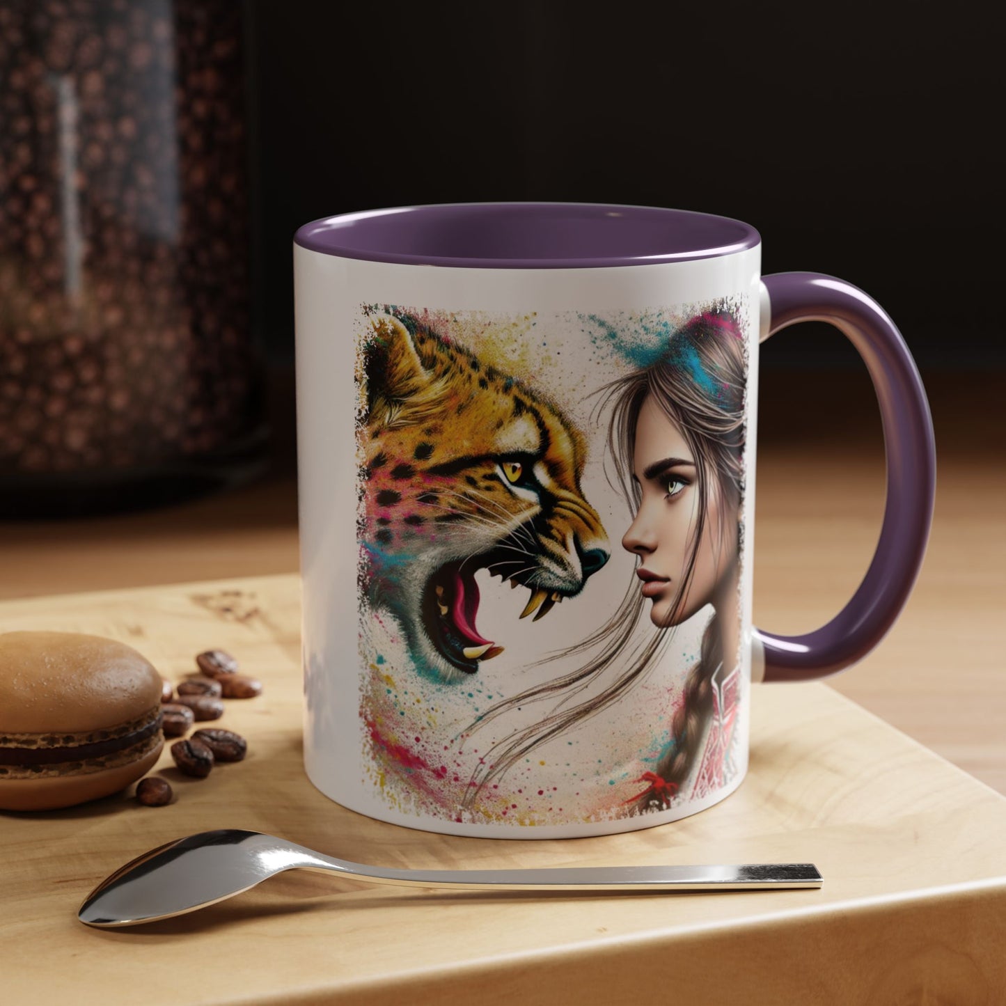 Ukrainian Wild Spirit Girl Mug Size 11oz, 15oz