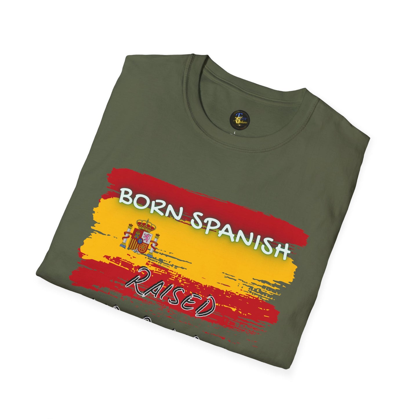 PERSONALIZE Born Spanish Unisex Cotton T-Shirt - Independent Spirit Tee