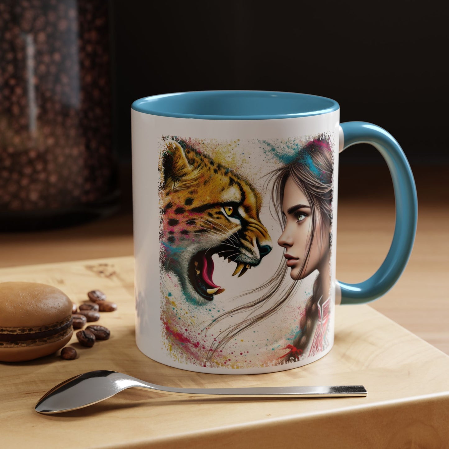Ukrainian Wild Spirit Girl Mug Size 11oz, 15oz