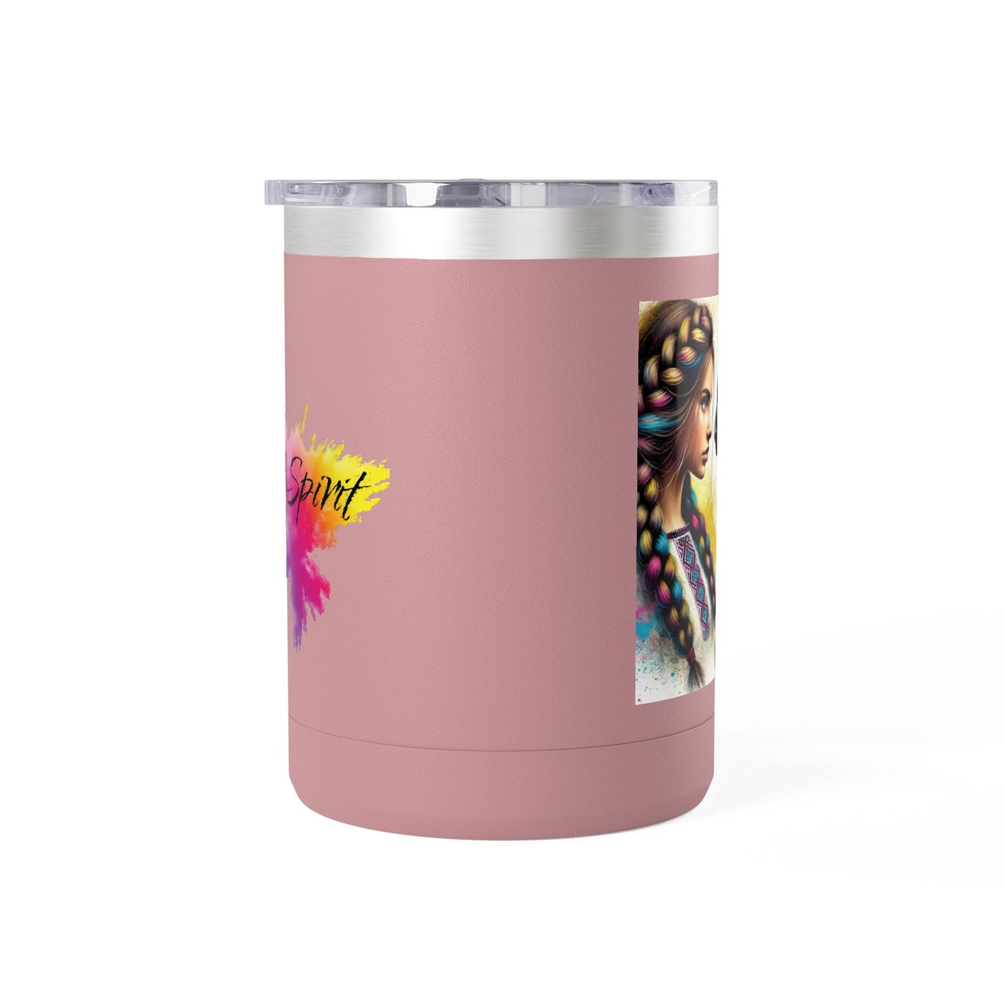 Ukrainian Wild Spirit Girl Mug Tumbler, 15oz