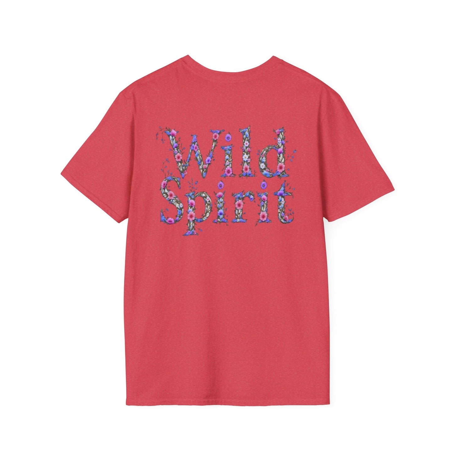 Wild Spirit Butterfly V-Neck Tee for Women