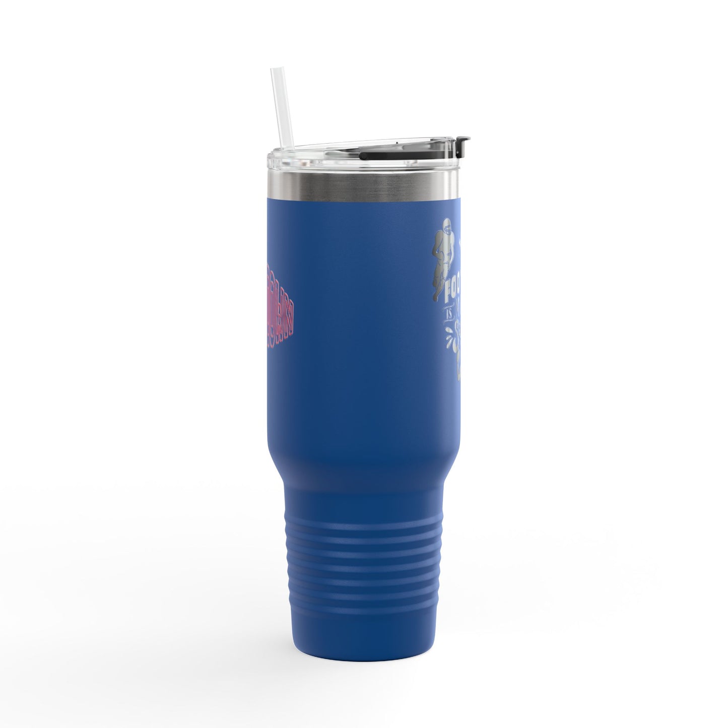 Football Season Touchdown Sporty Insulated Travel Mug, 40oz