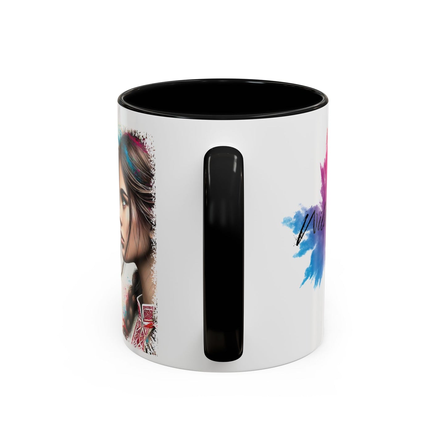 Ukrainian Wild Spirit Girl Mug Size 11oz, 15oz