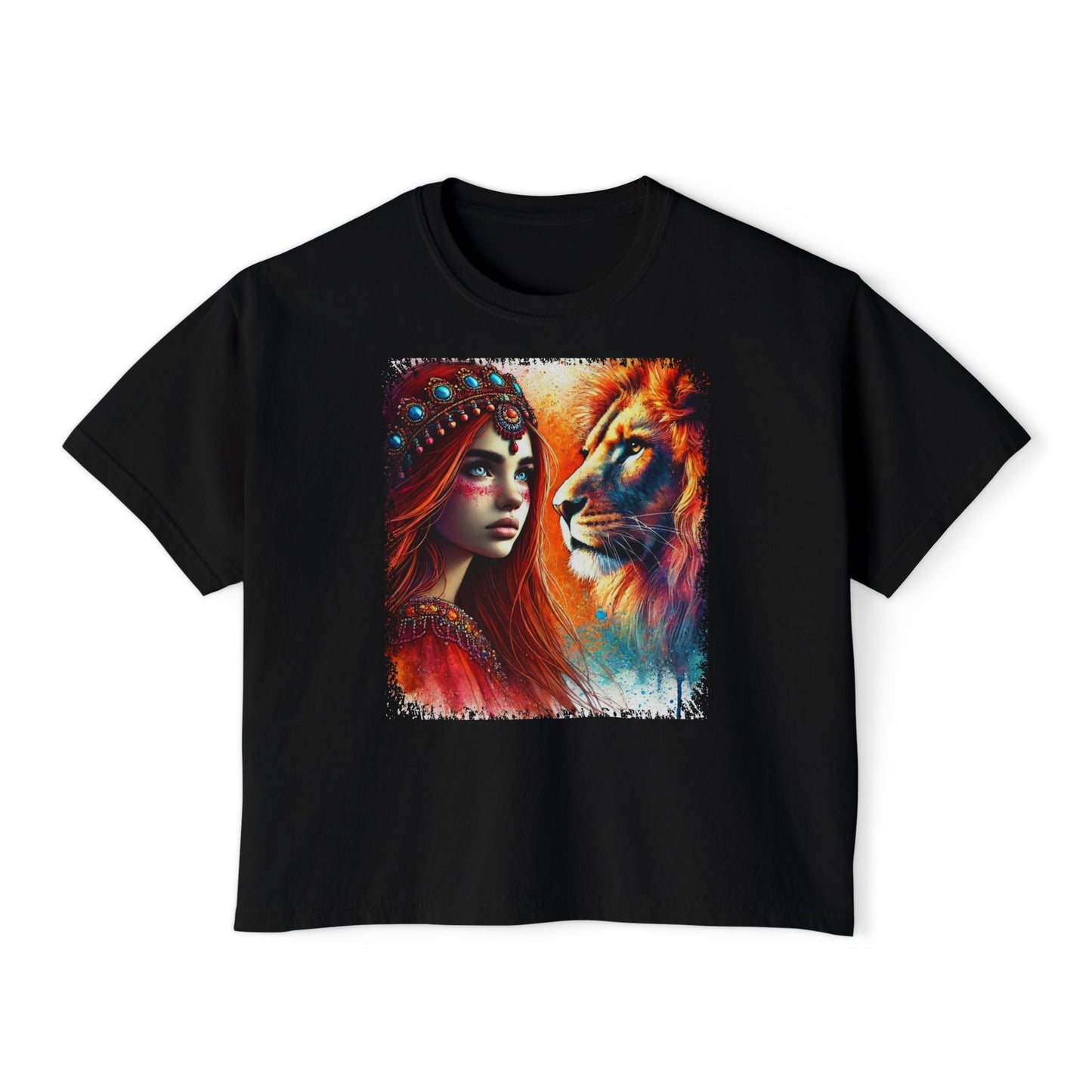PERSONALIZE The Bold Encounter Oversized Boxy Fit Graphic T-shirt