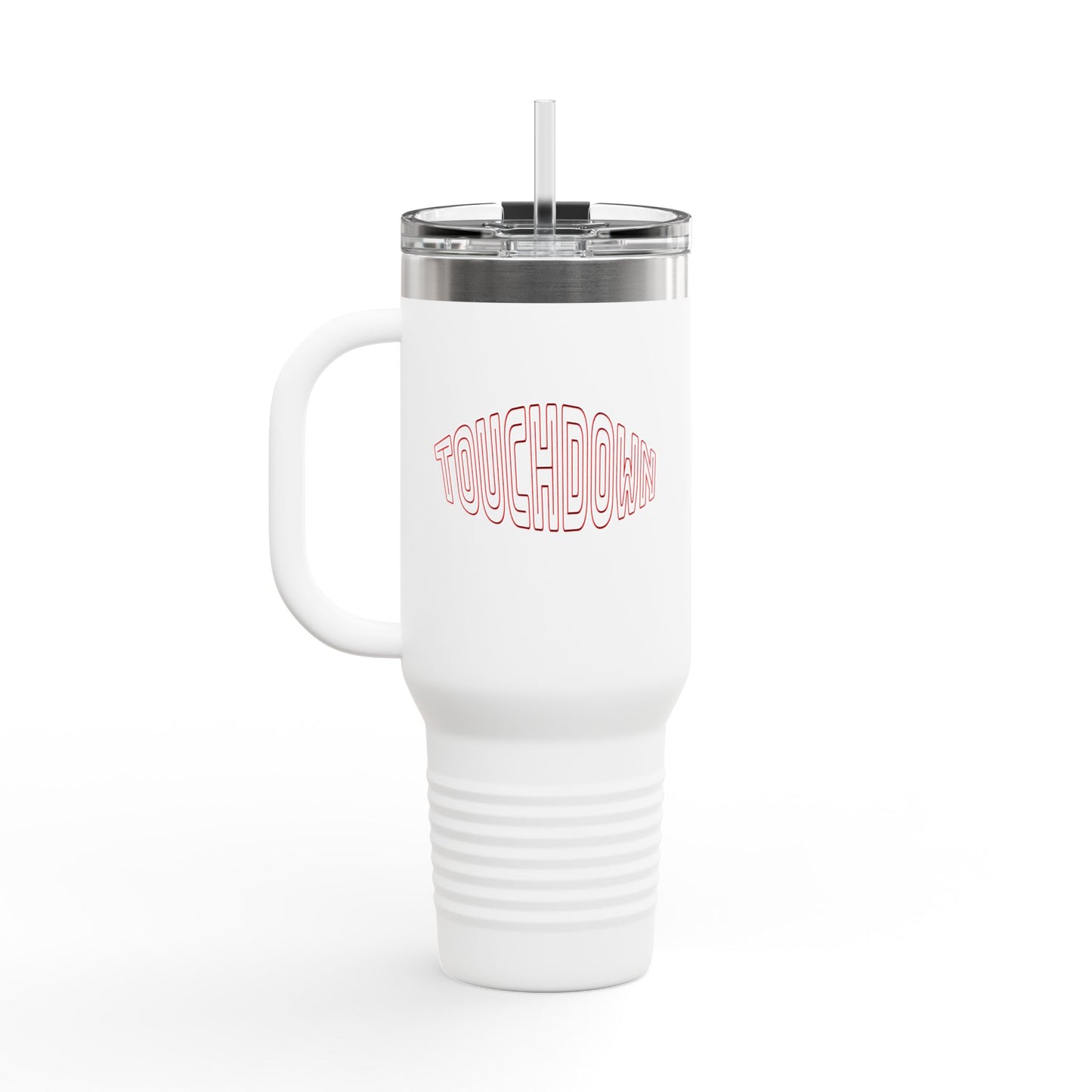 Football Season Touchdown Sporty Insulated Travel Mug, 40oz