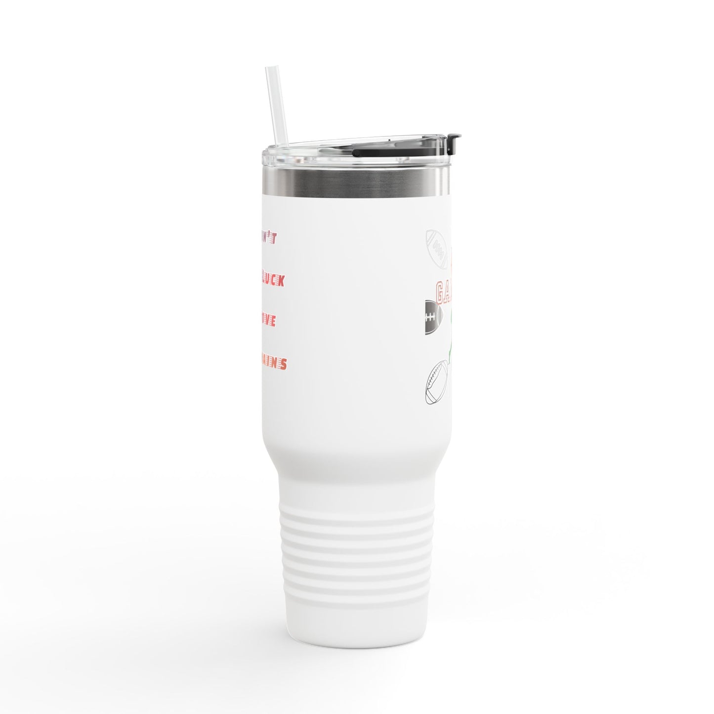 Game On Football Season Sporty Insulated Travel Mug, 40oz