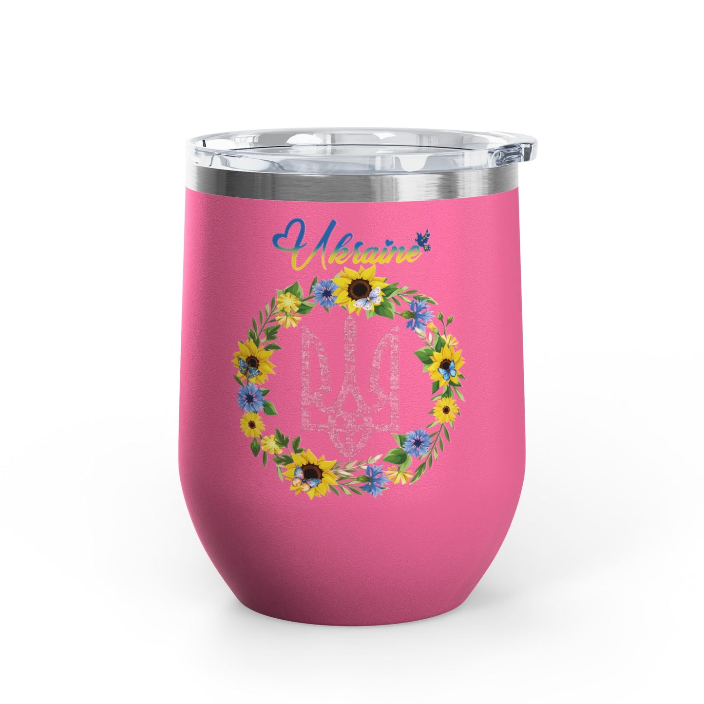 Heart of Ukraine Travel Mug Size 12oz