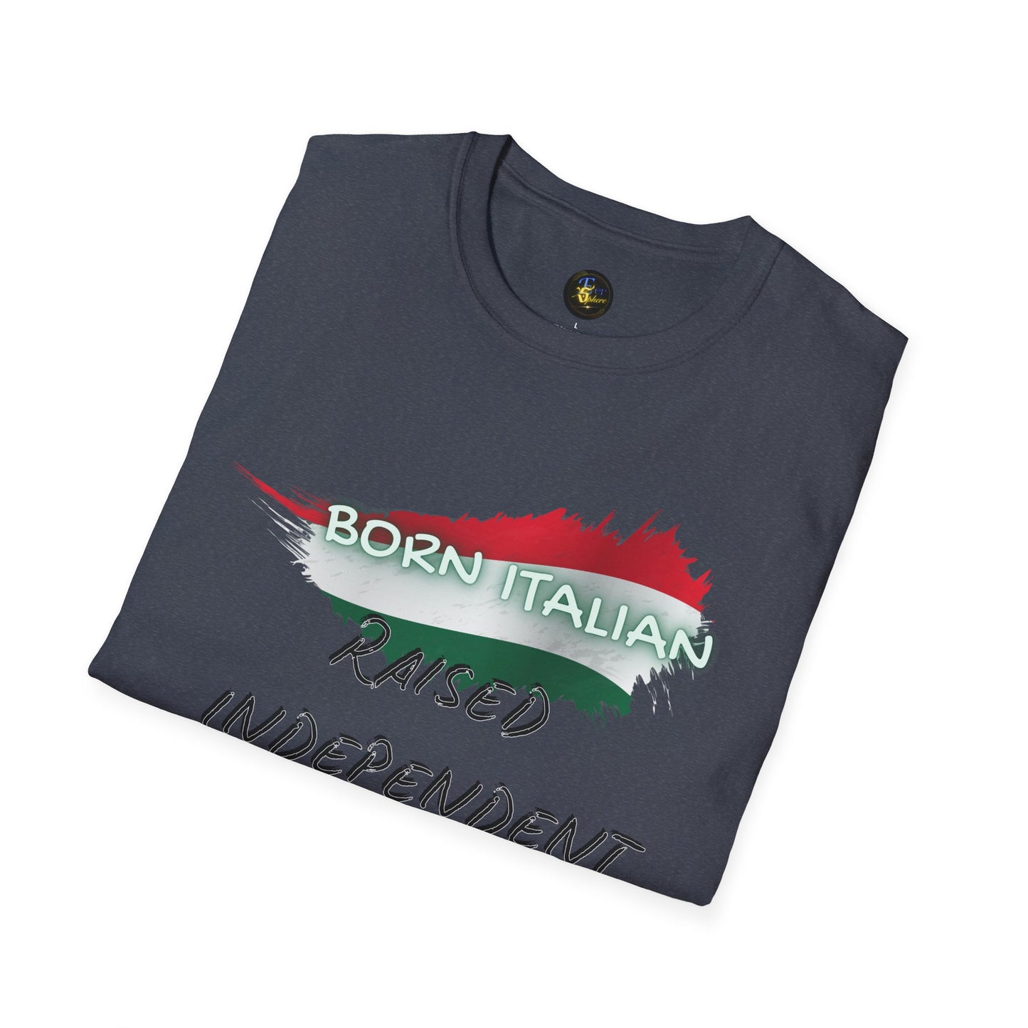 PERSONALIZE Born Italian Cotton T-Shirt - Independent Spirit Tee