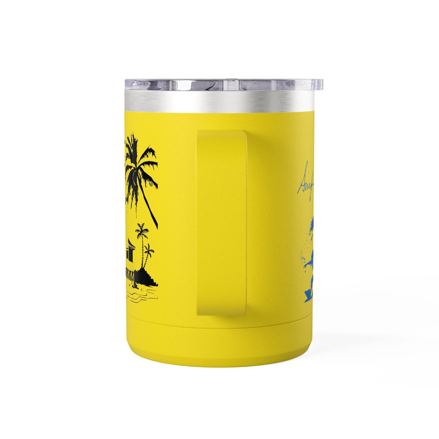 Surfing Girl Mug Tumbler, 15oz