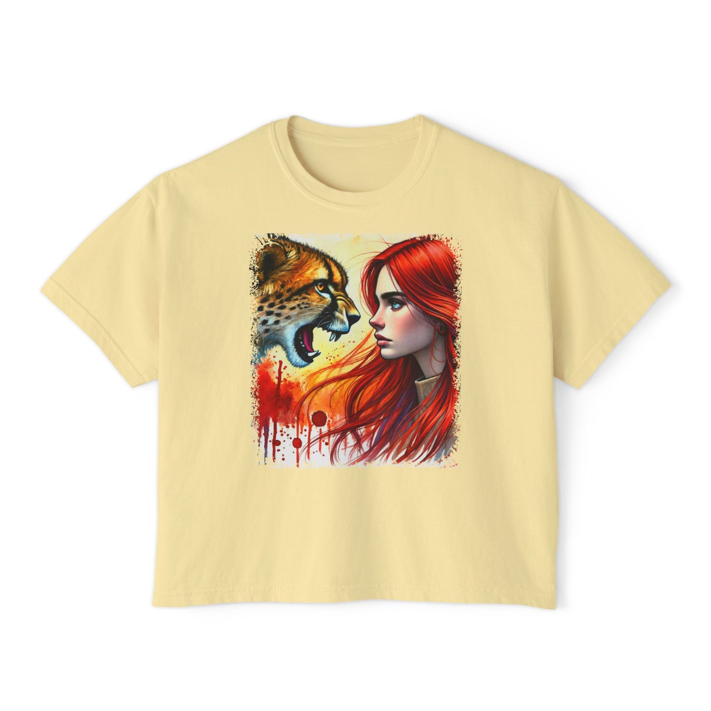 PERSONALIZE No Hesitation - Oversized Boxy Fit Graphic T-shirt