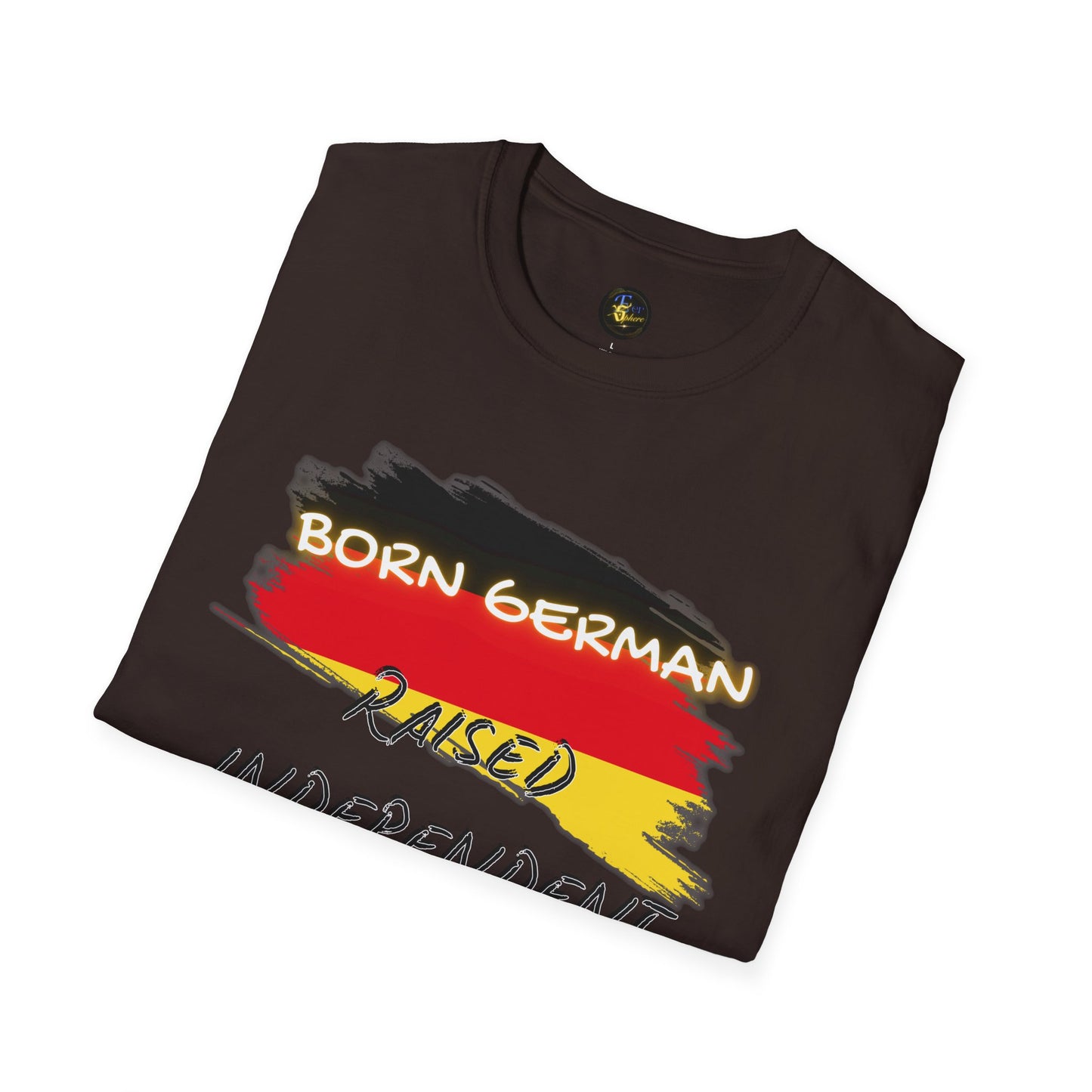 PERSONALIZE Born German Unisex Cotton T-Shirt - Independent Spirit Tee