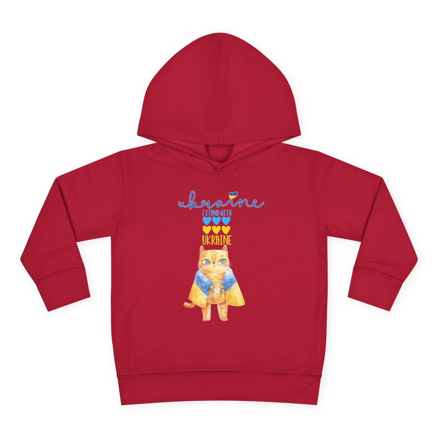 Toddler Pride in Blue & Yellow Fleece Hoodie