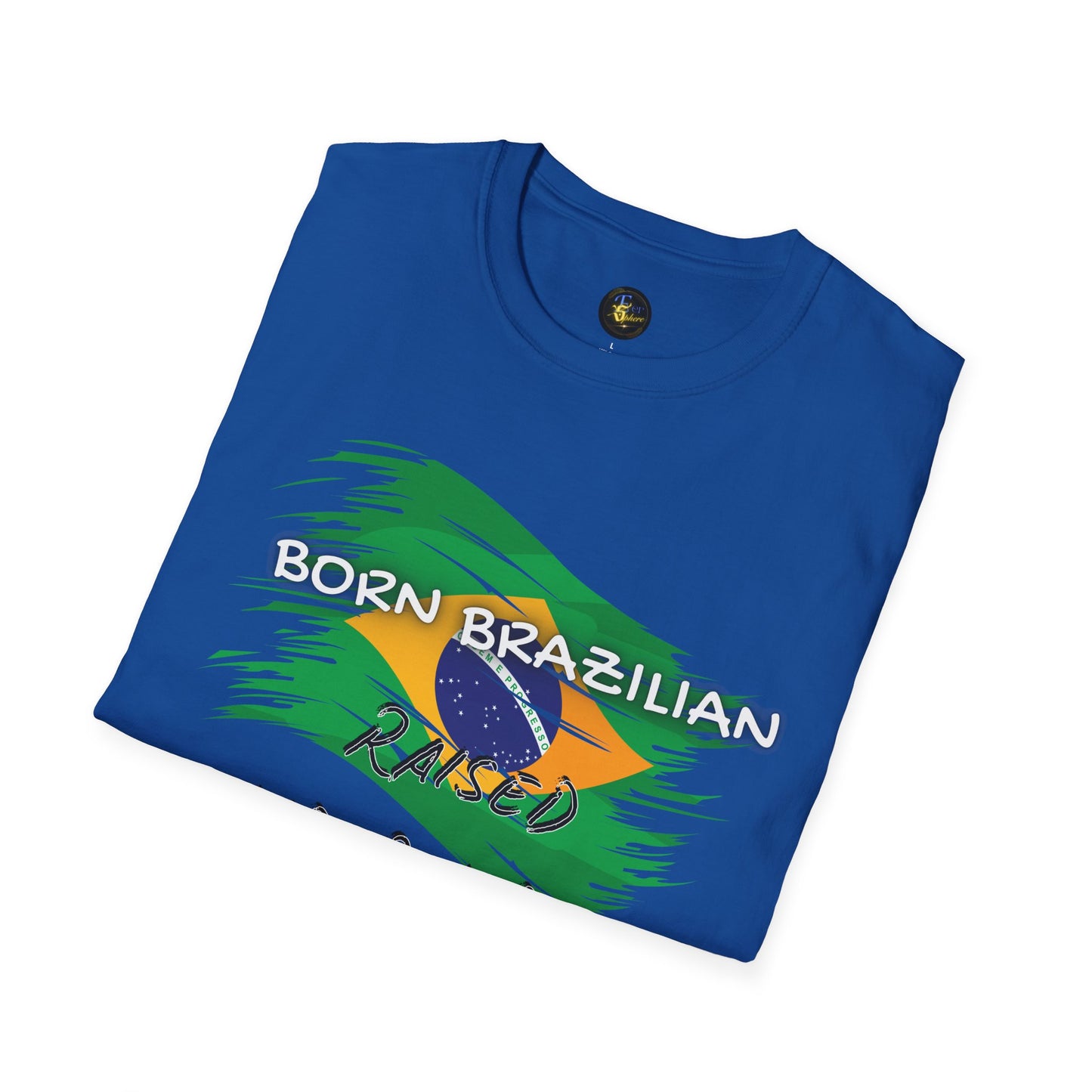 PERSONALIZE Born Brazilian Unisex Cotton T-Shirt - Independent Spirit Tee