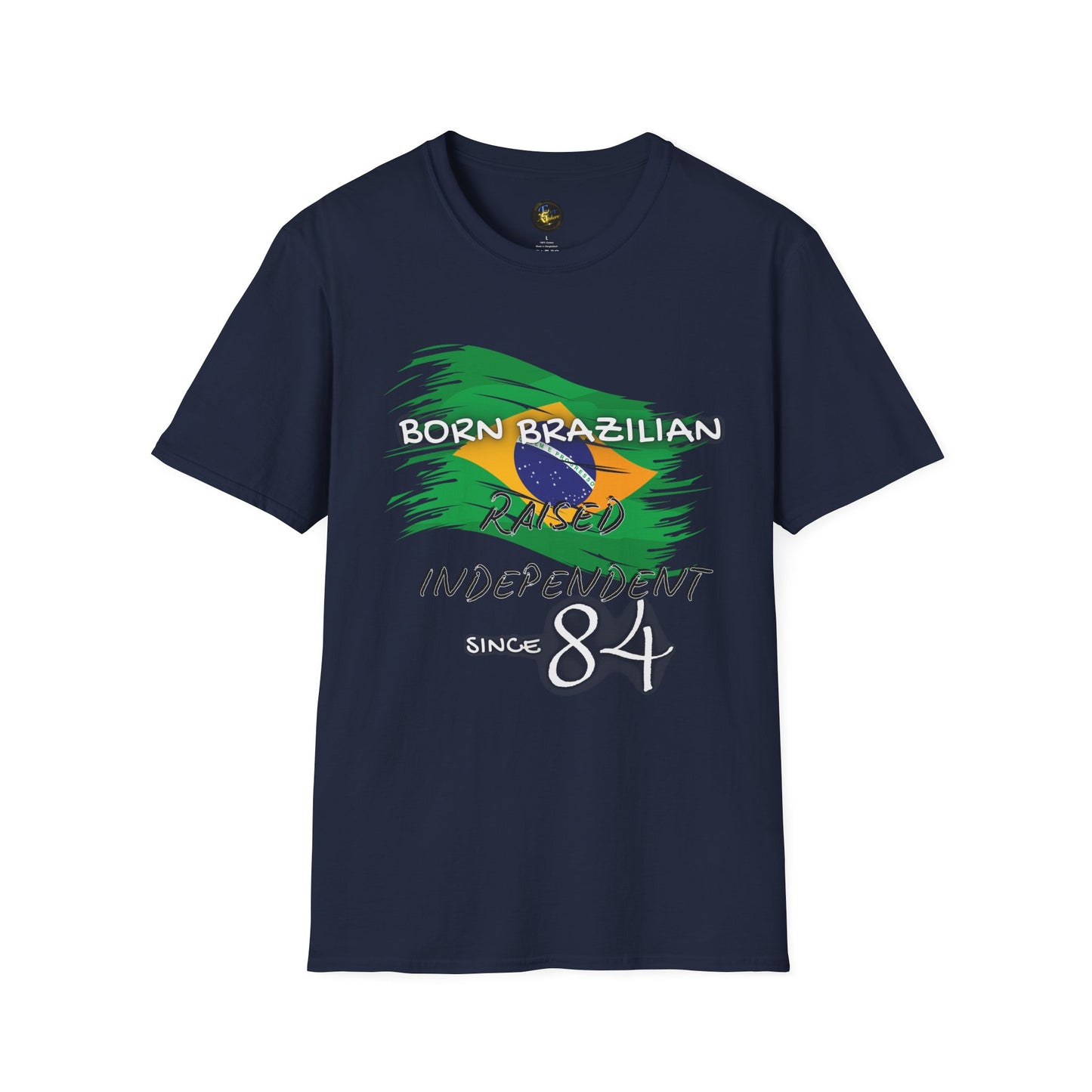 PERSONALIZE Born Brazilian Unisex Cotton T-Shirt - Independent Spirit Tee