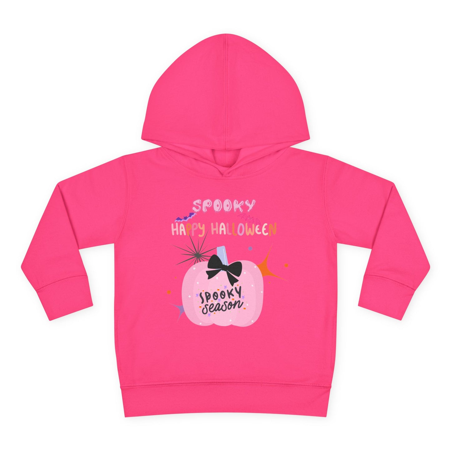Toddler Pretty in Pink Spooky Season Fleece Hoodie