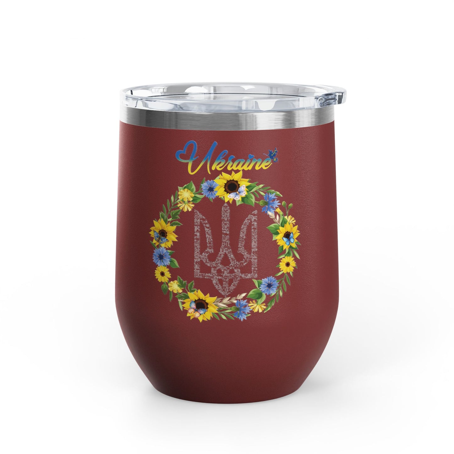 Heart of Ukraine Travel Mug Size 12oz