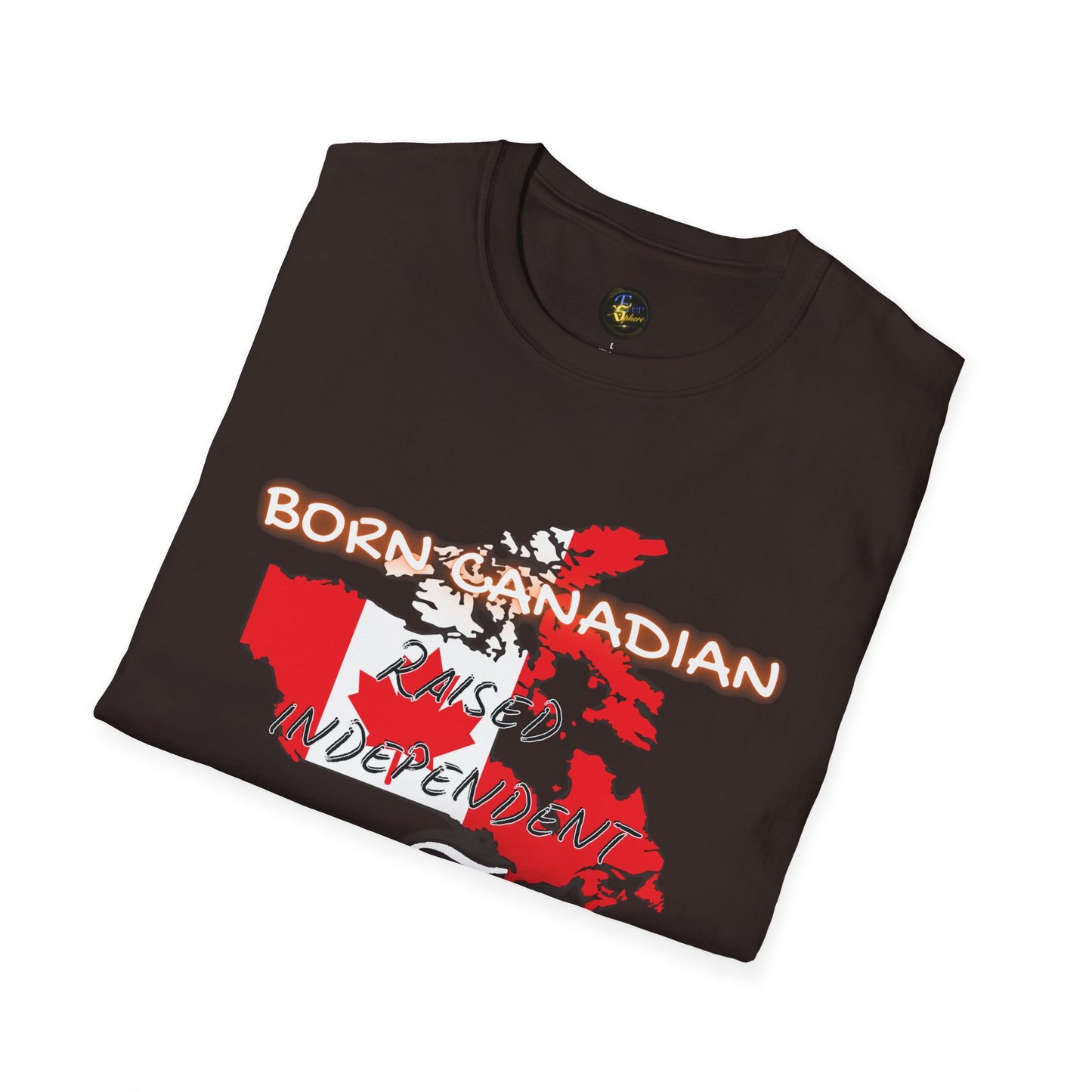 PERSONALIZE Born Canadian Unisex Cotton T-Shirt - Independent Spirit Tee