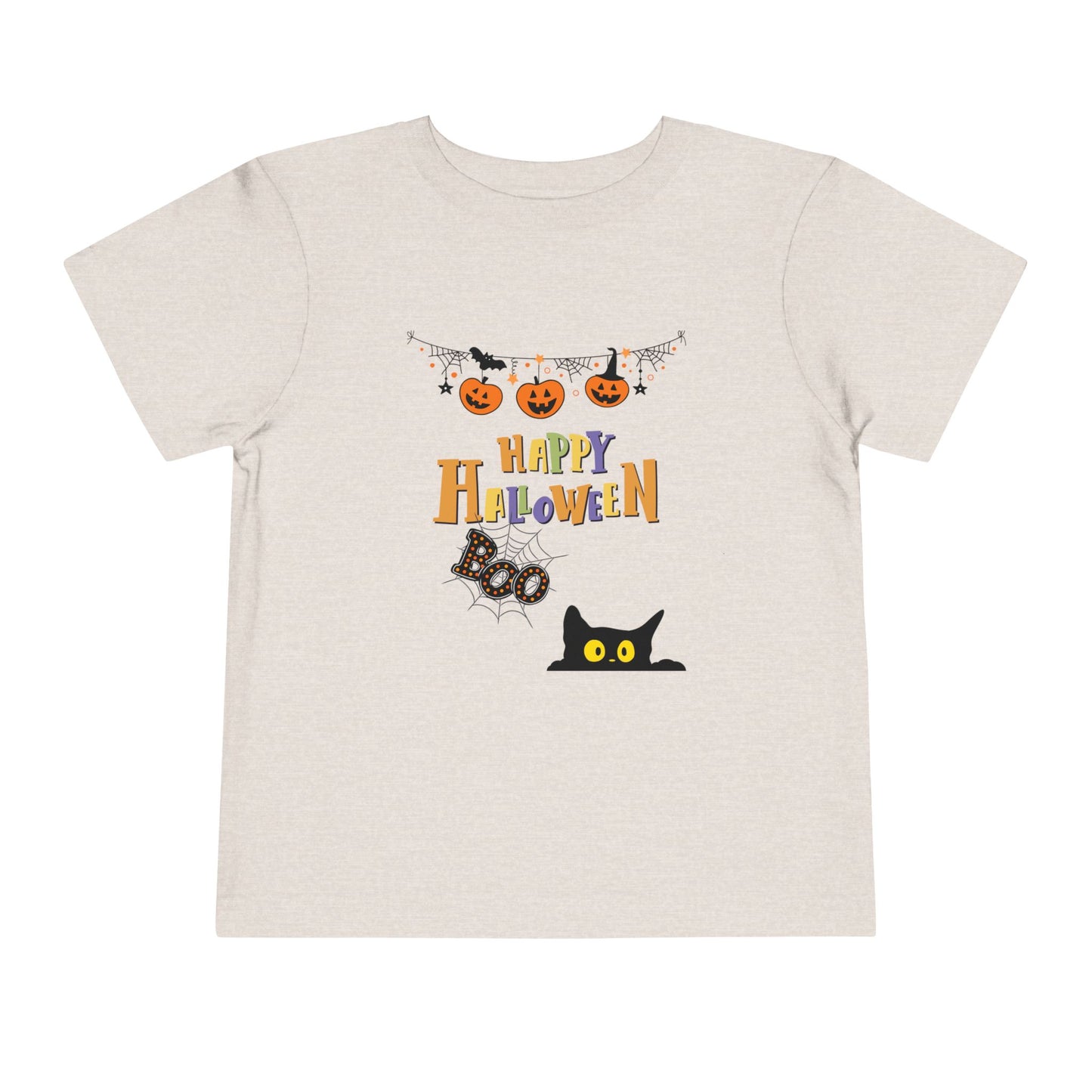 Toddler Black Cat & Pumpkin Patch Tee
