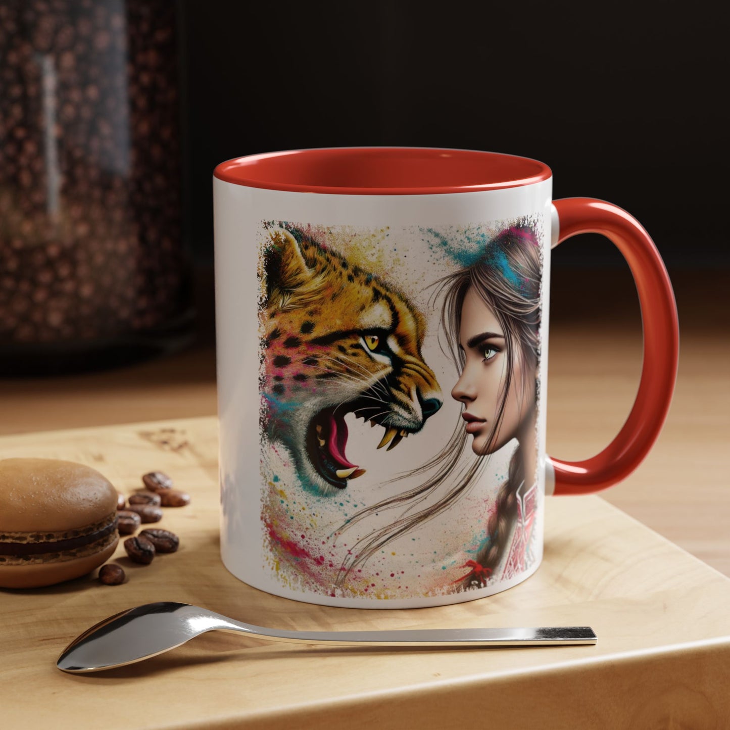 Ukrainian Wild Spirit Girl Mug Size 11oz, 15oz