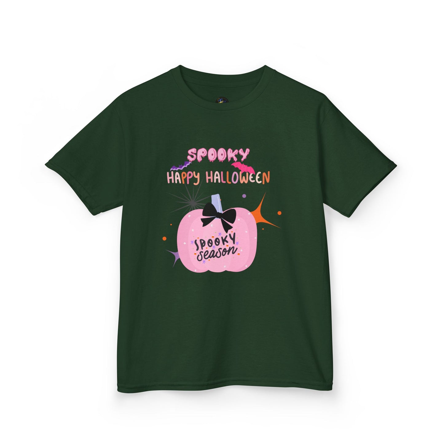 Kids Pretty in Pink Spooky Season Tee