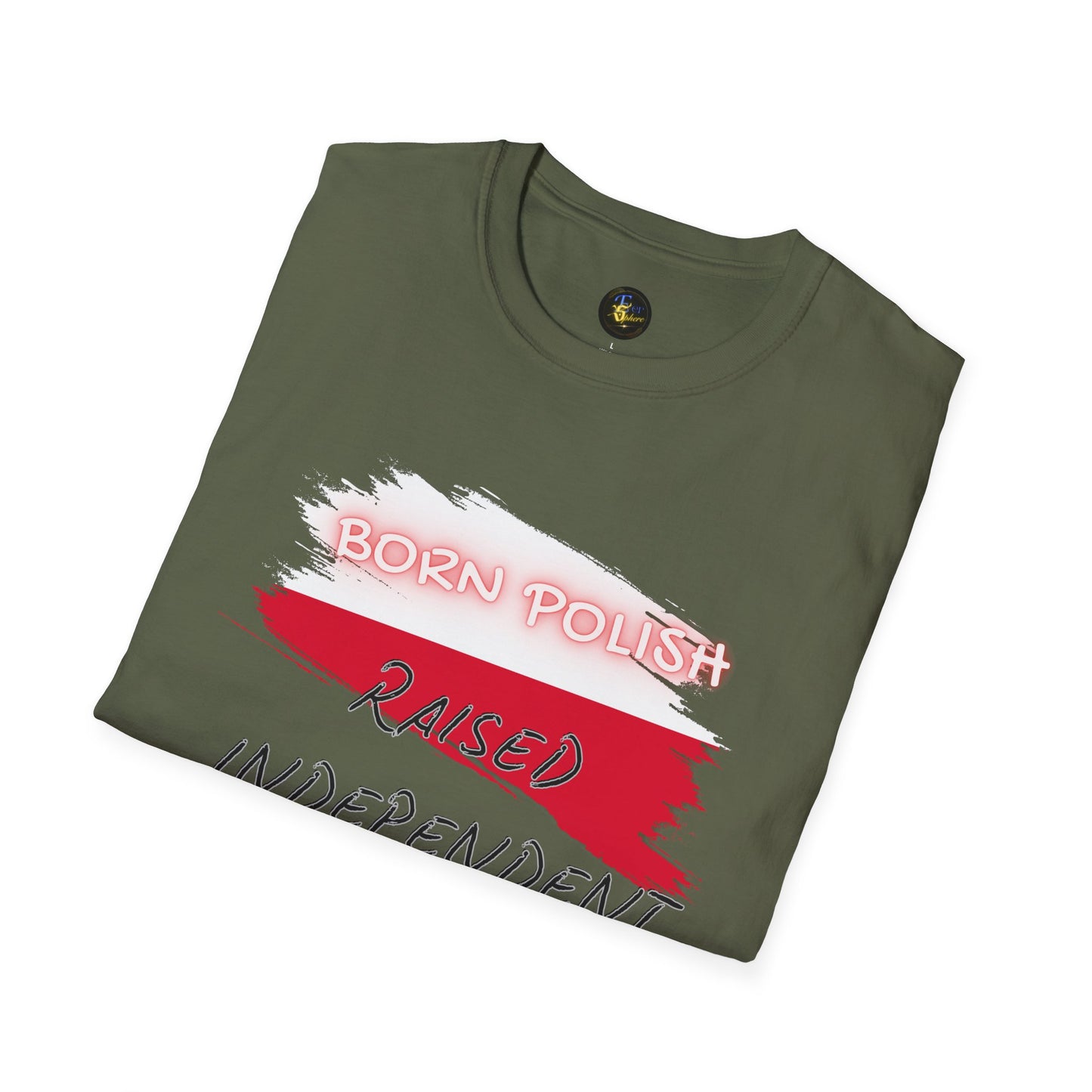 PERSONALIZE Born Polish Unisex Cotton T-Shirt - Independent Spirit Tee