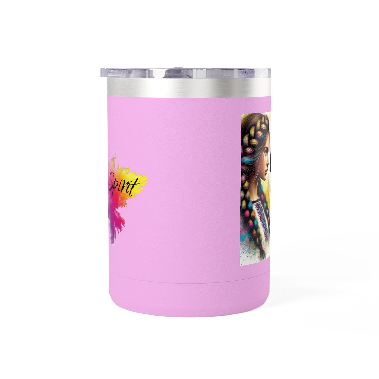 Ukrainian Wild Spirit Girl Mug Tumbler, 15oz