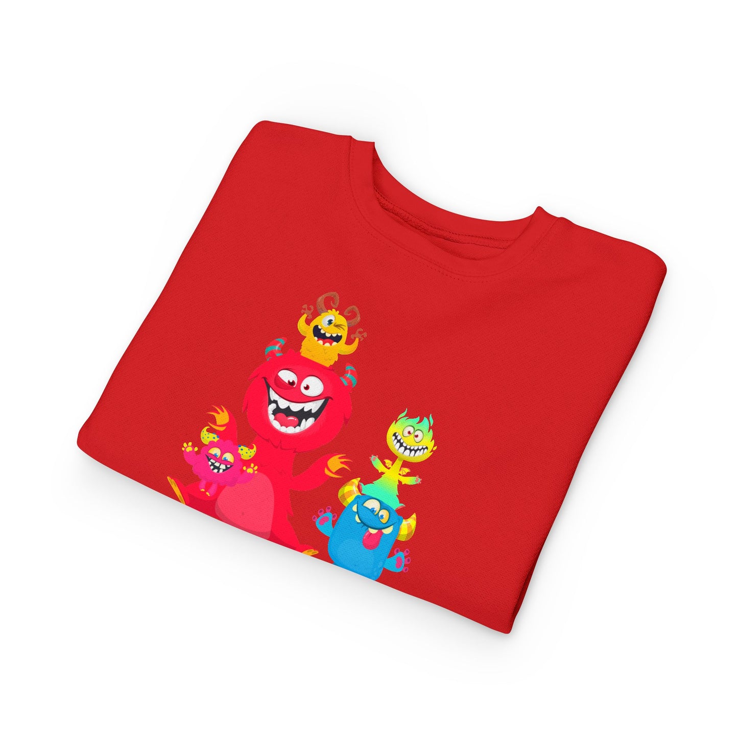 Toddler Colorful Monsters Sweatshirt