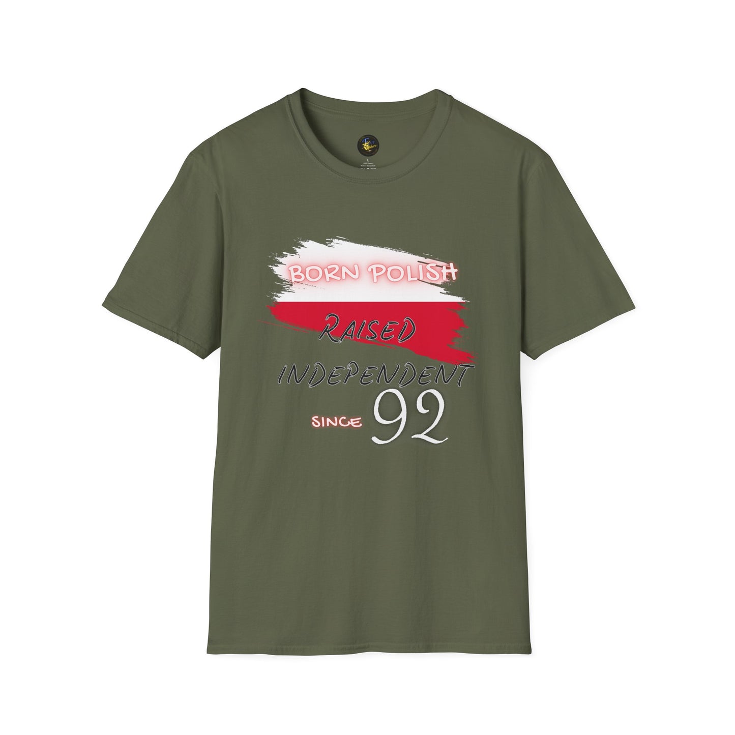 PERSONALIZE Born Polish Unisex Cotton T-Shirt - Independent Spirit Tee