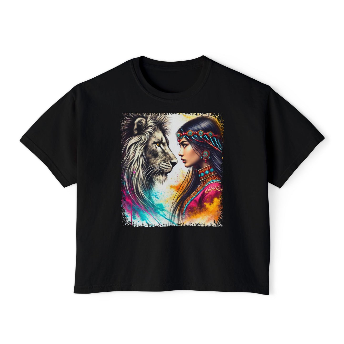 PERSONALIZE Untamed Grace Oversized Boxy Fit Graphic T-shirt