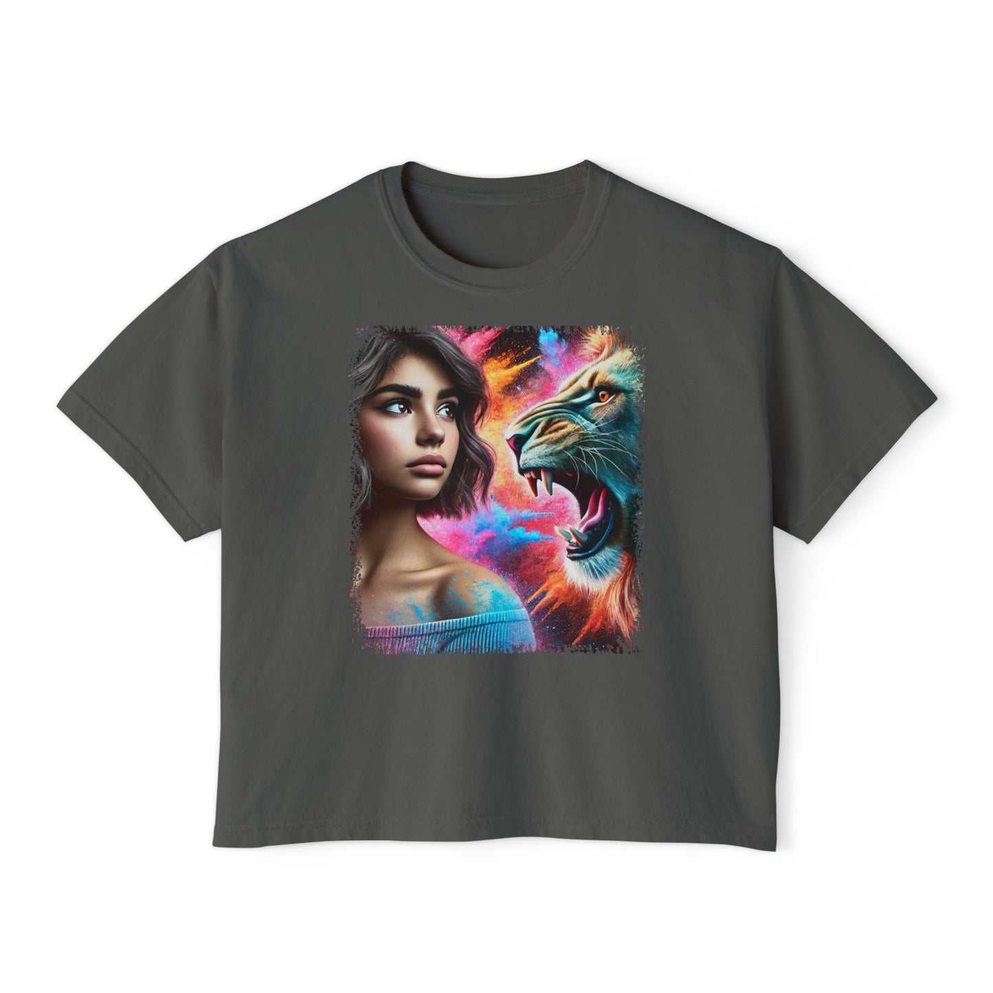 PERSONALIZE Daughter of the Wild - Oversized Boxy Fit Graphic T-shirt