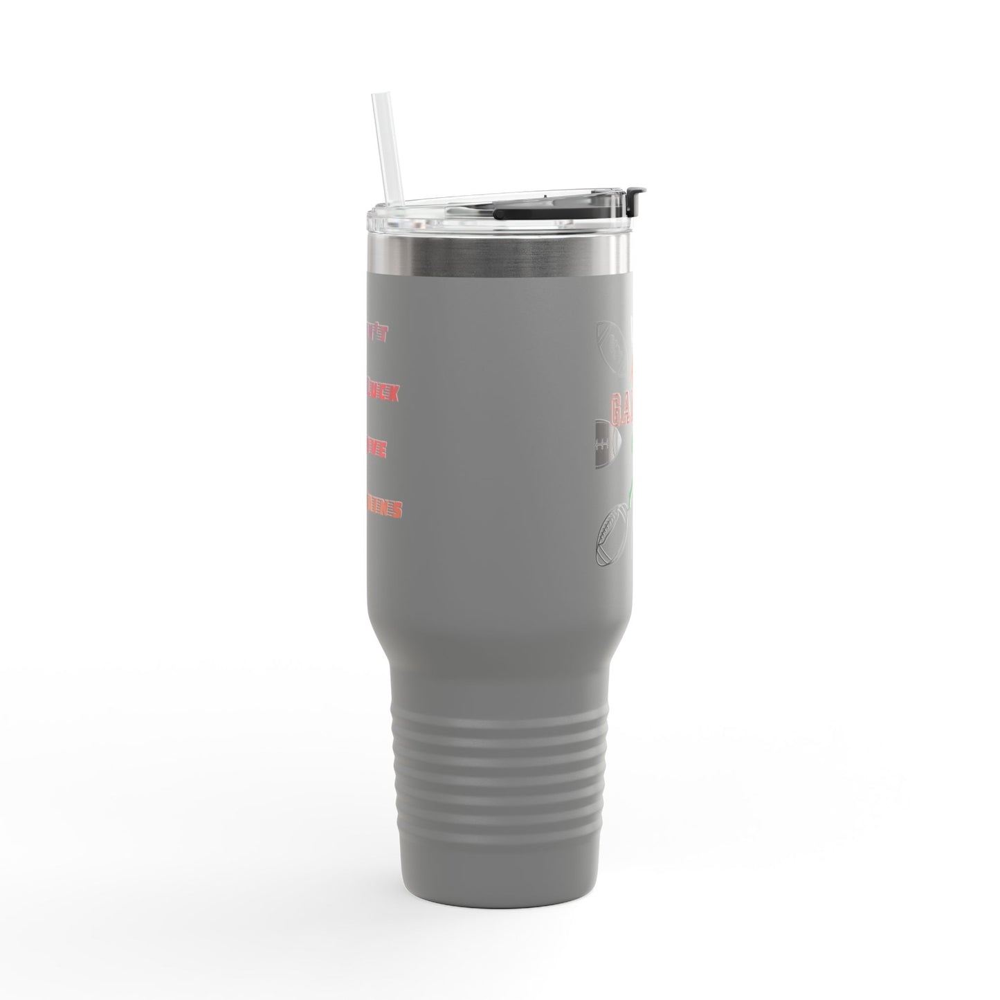 Game On Football Season Sporty Insulated Travel Mug, 40oz