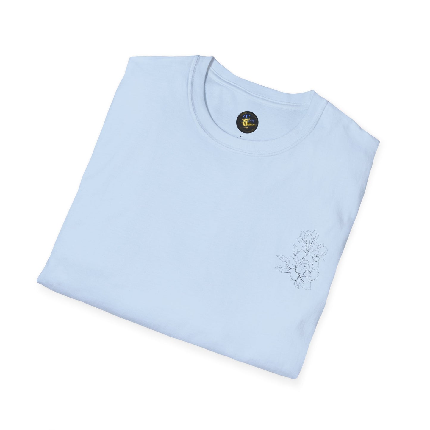 Wild Spirit Butterfly V-Neck Tee for Women