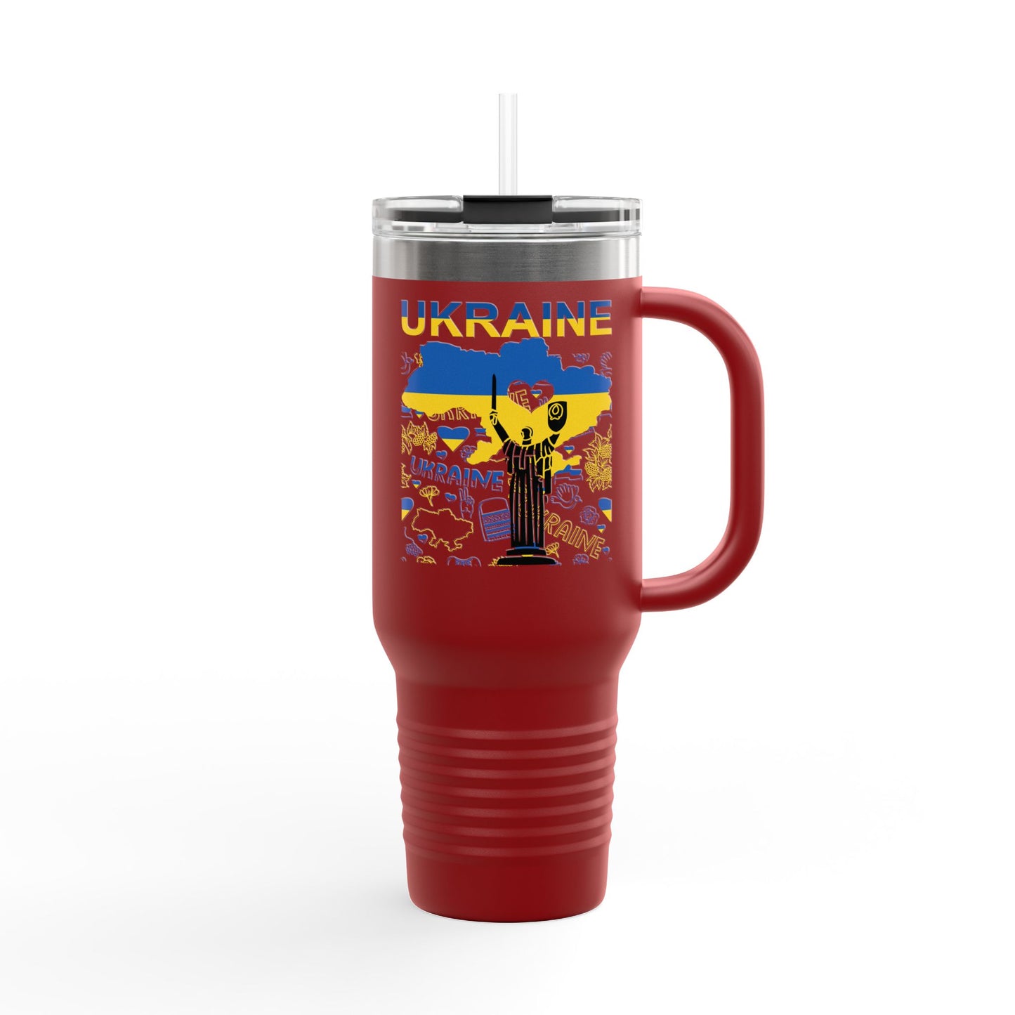 Ukrainian Free Spirit Travel Mug, 40oz