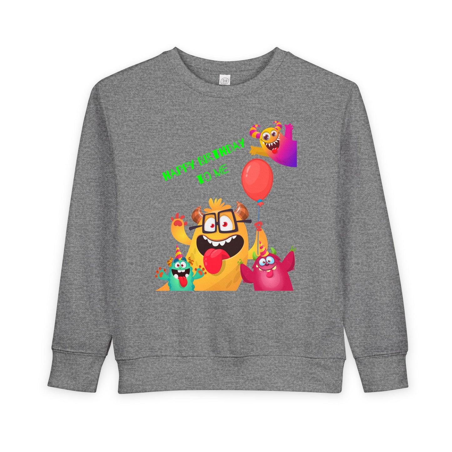 Toddler Happy Birthday Monsters Sweatshirt