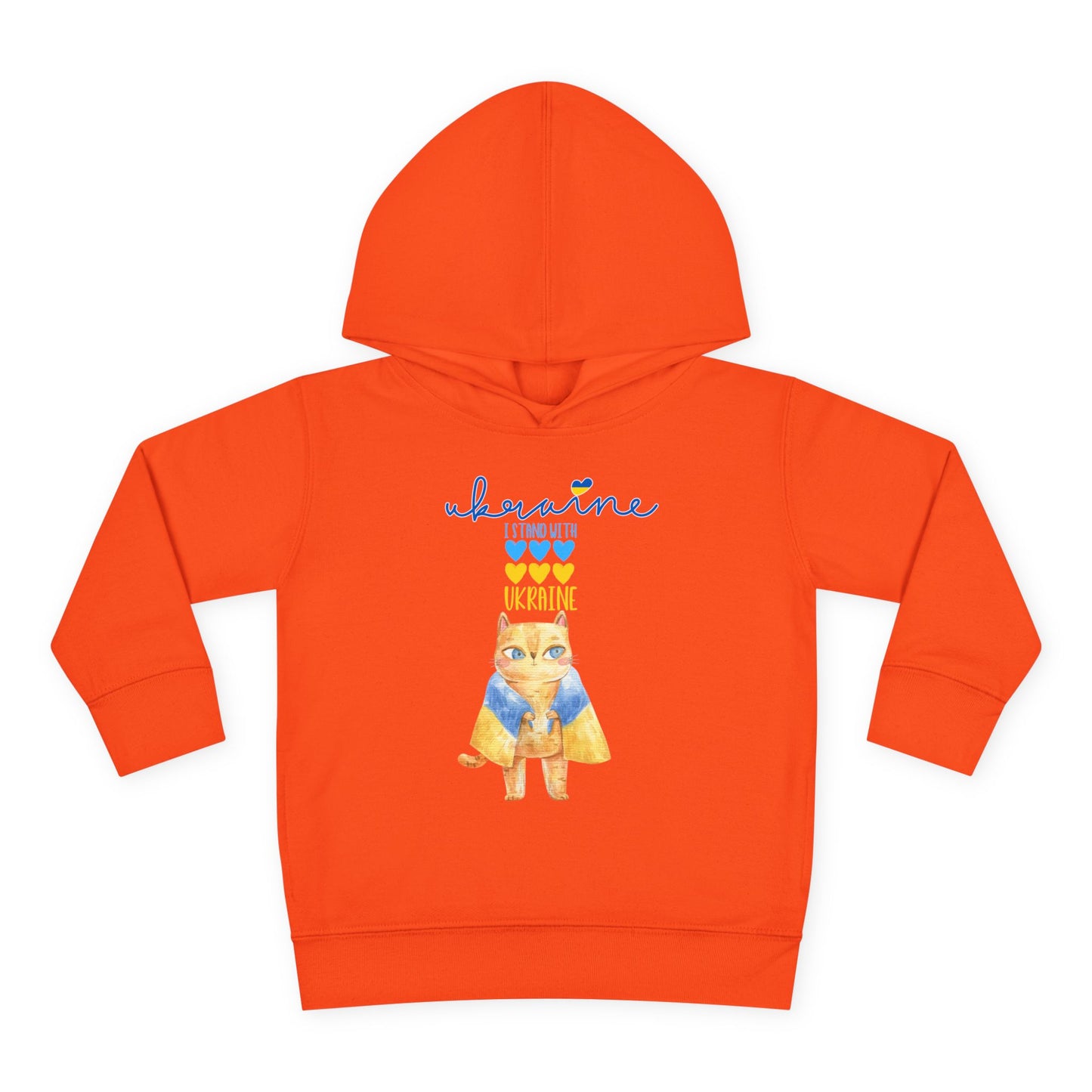 Toddler Pride in Blue & Yellow Fleece Hoodie