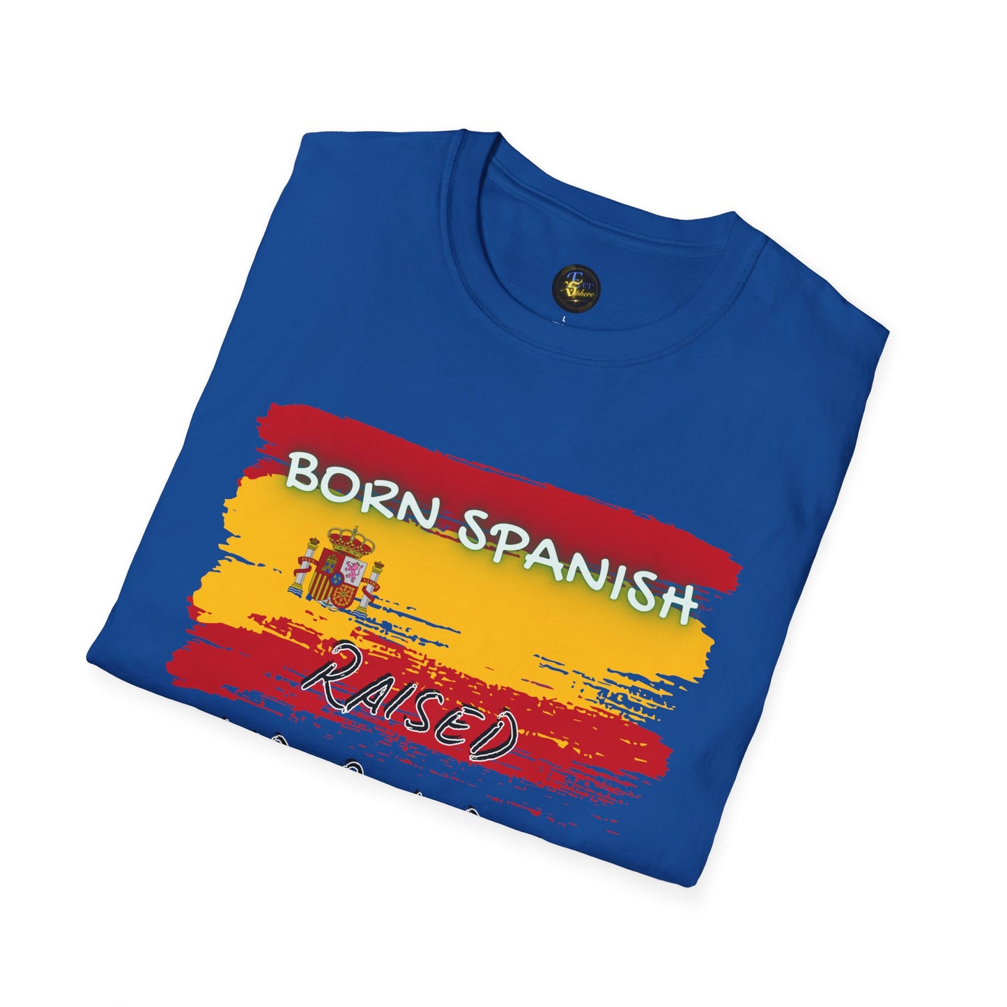 PERSONALIZE Born Spanish Unisex Cotton T-Shirt - Independent Spirit Tee