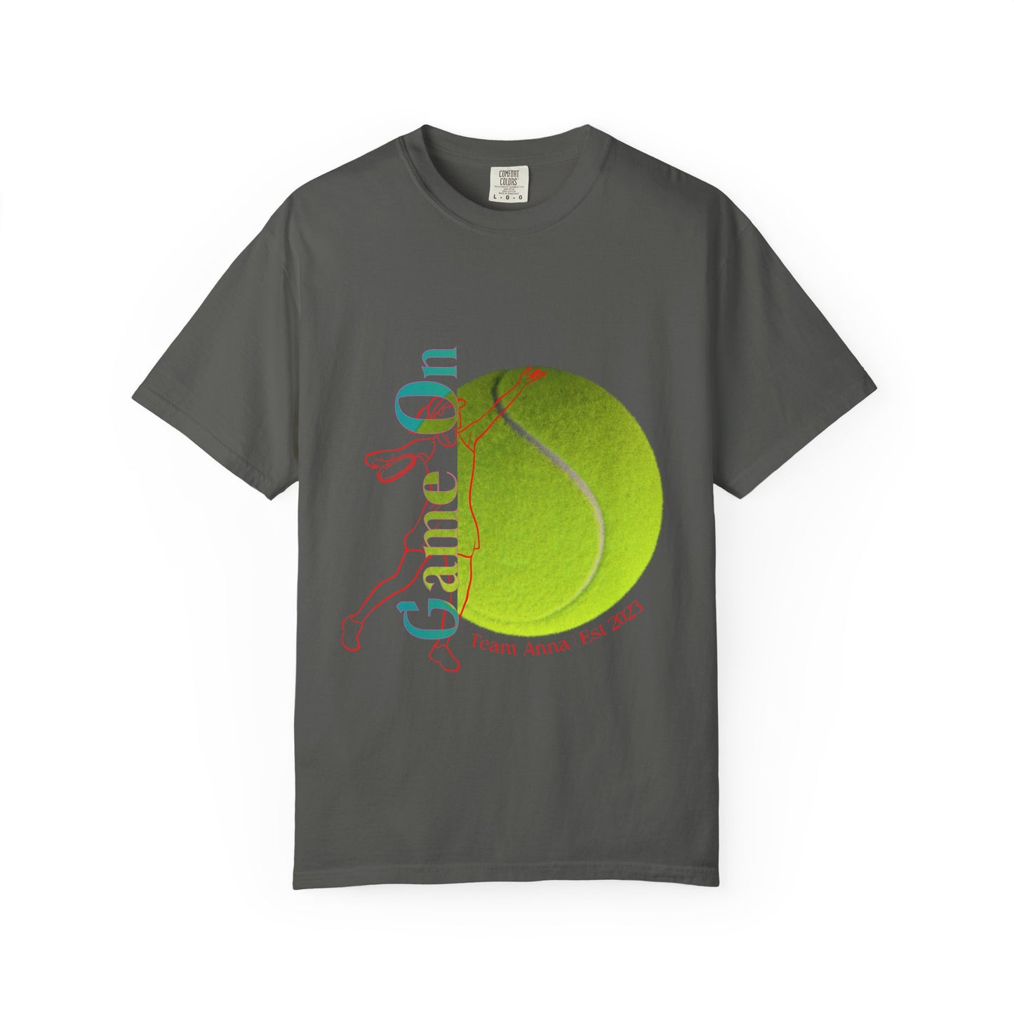 PERSONALIZE Women Tennis Court Vibes high-quality garment-dyed T-shirt