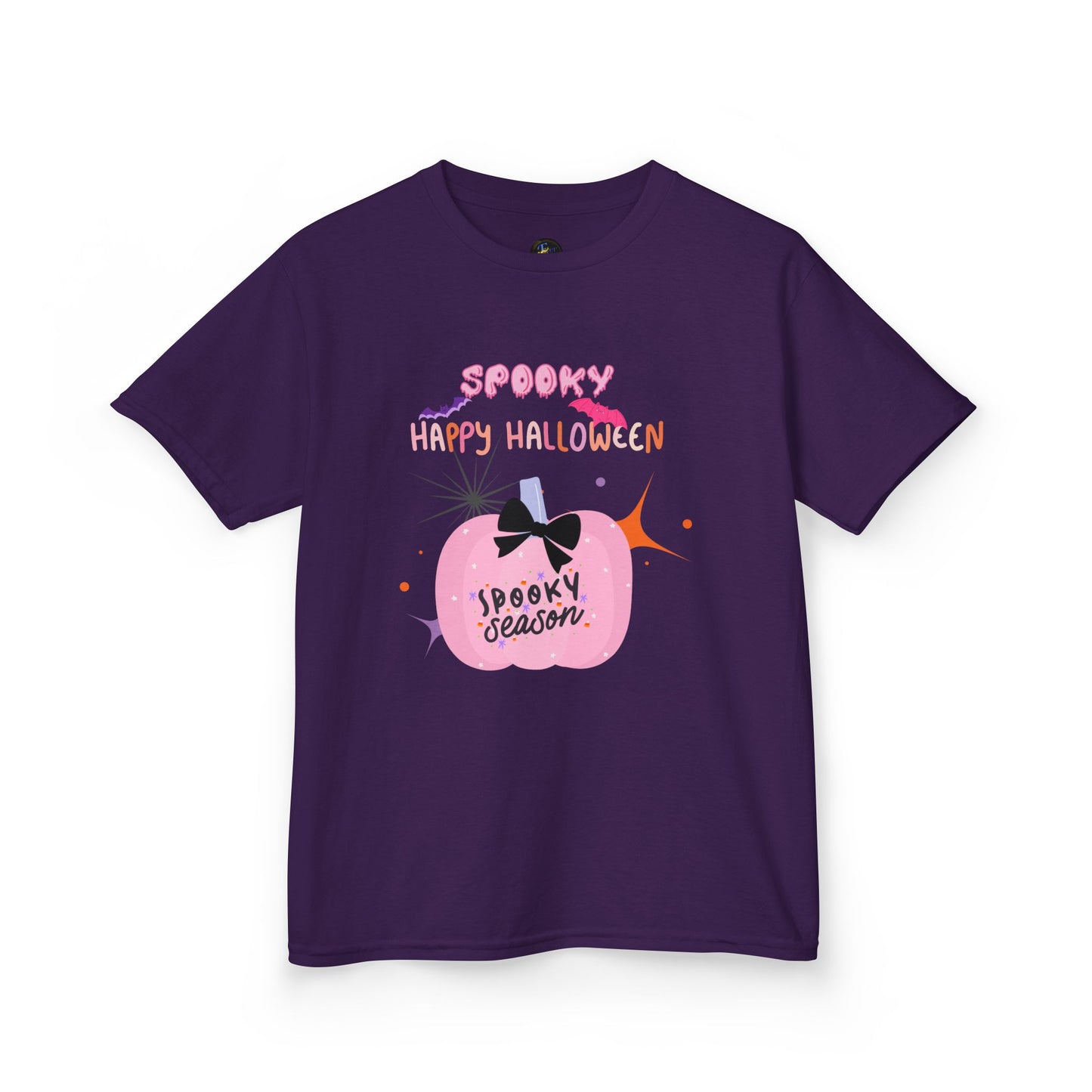 Kids Pretty in Pink Spooky Season Tee