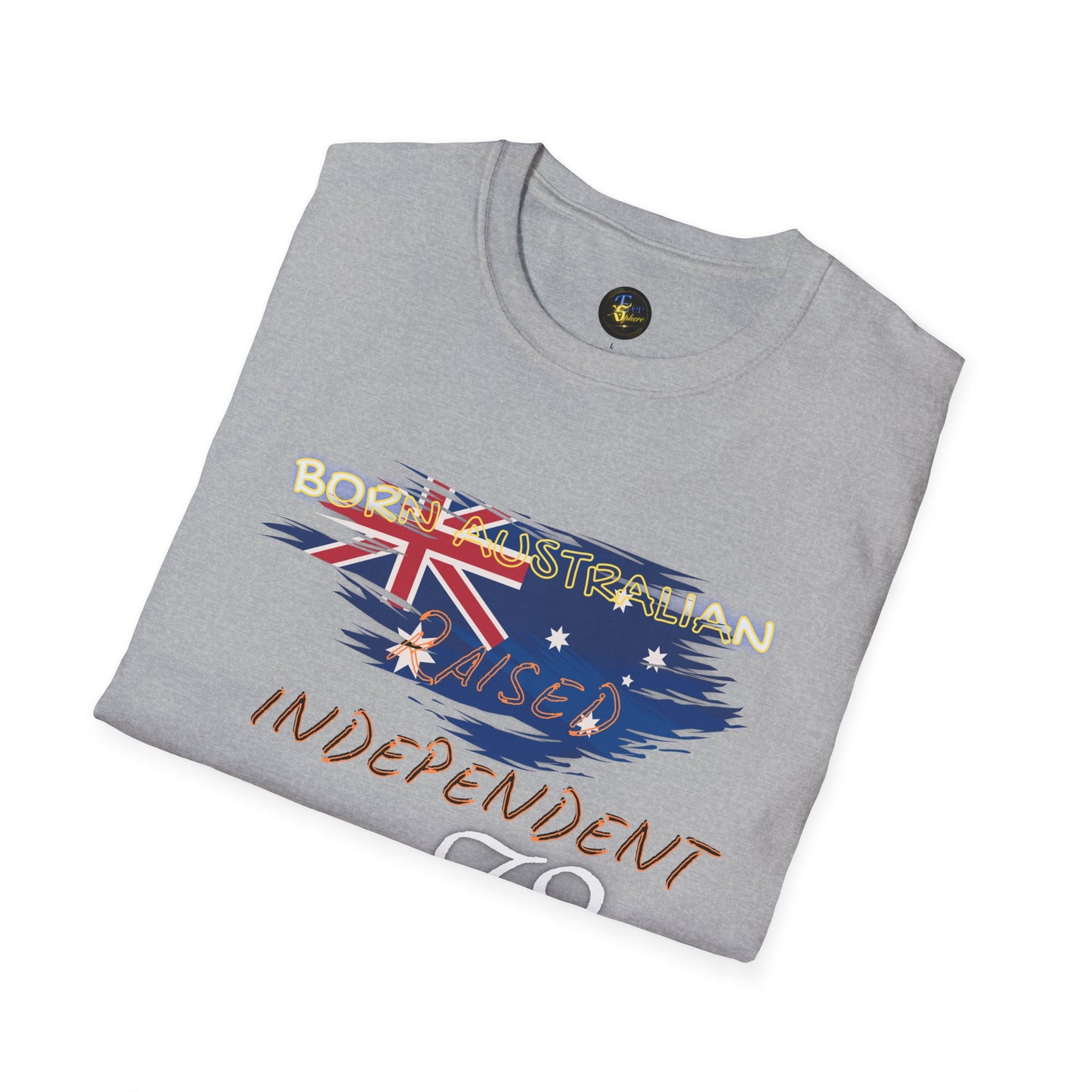 PERSONALIZE Born Australian Unisex Cotton T-Shirt - Independent Spirit Tee