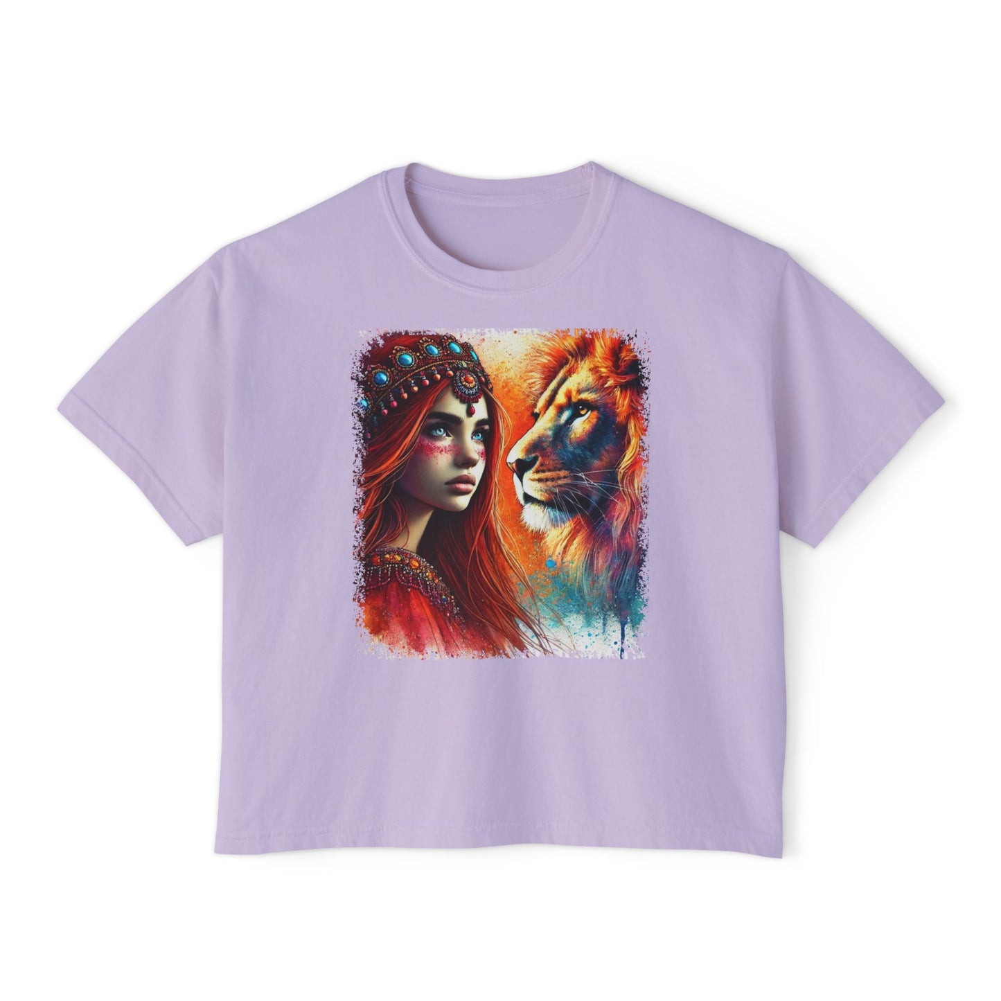 PERSONALIZE The Bold Encounter Oversized Boxy Fit Graphic T-shirt
