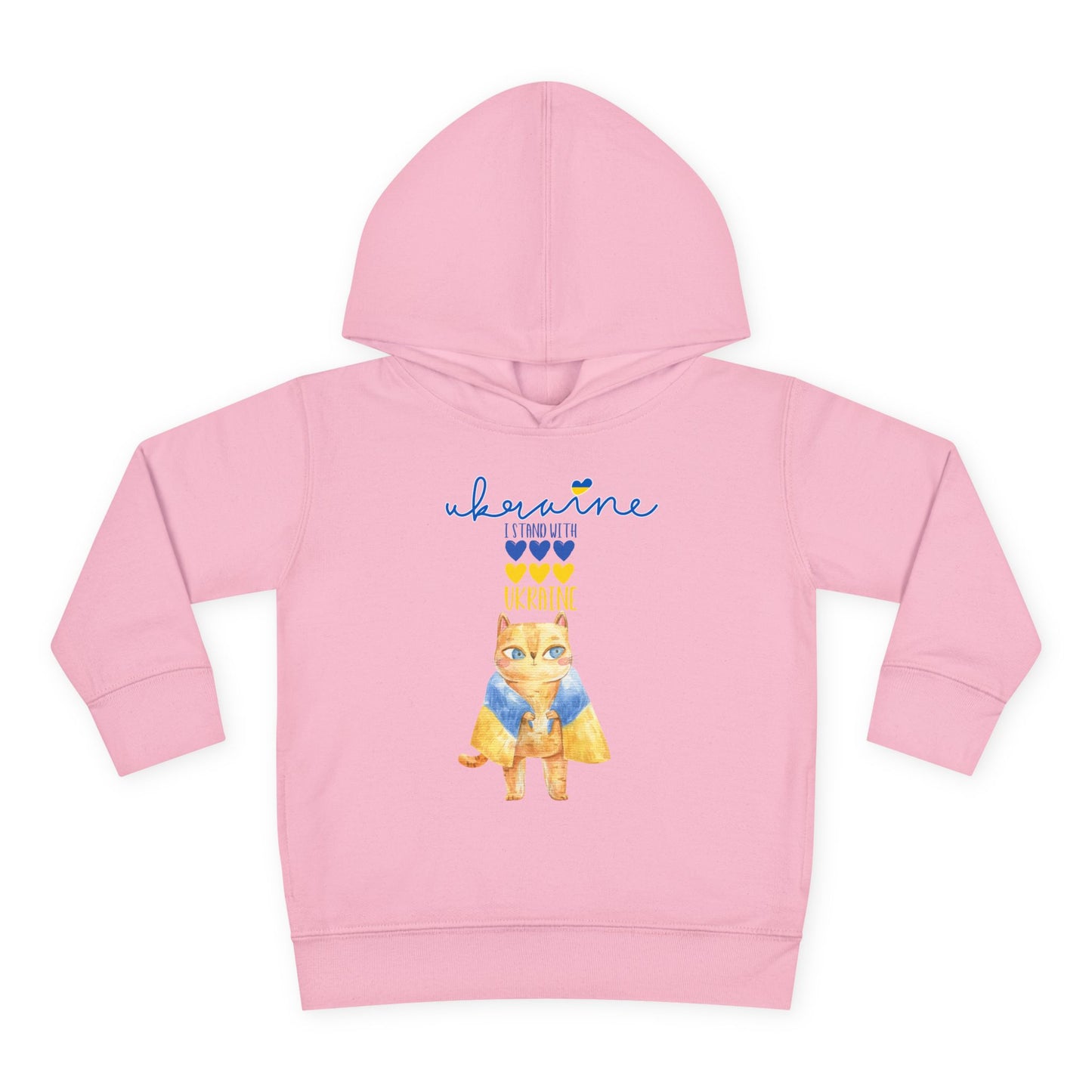 Toddler Pride in Blue & Yellow Fleece Hoodie