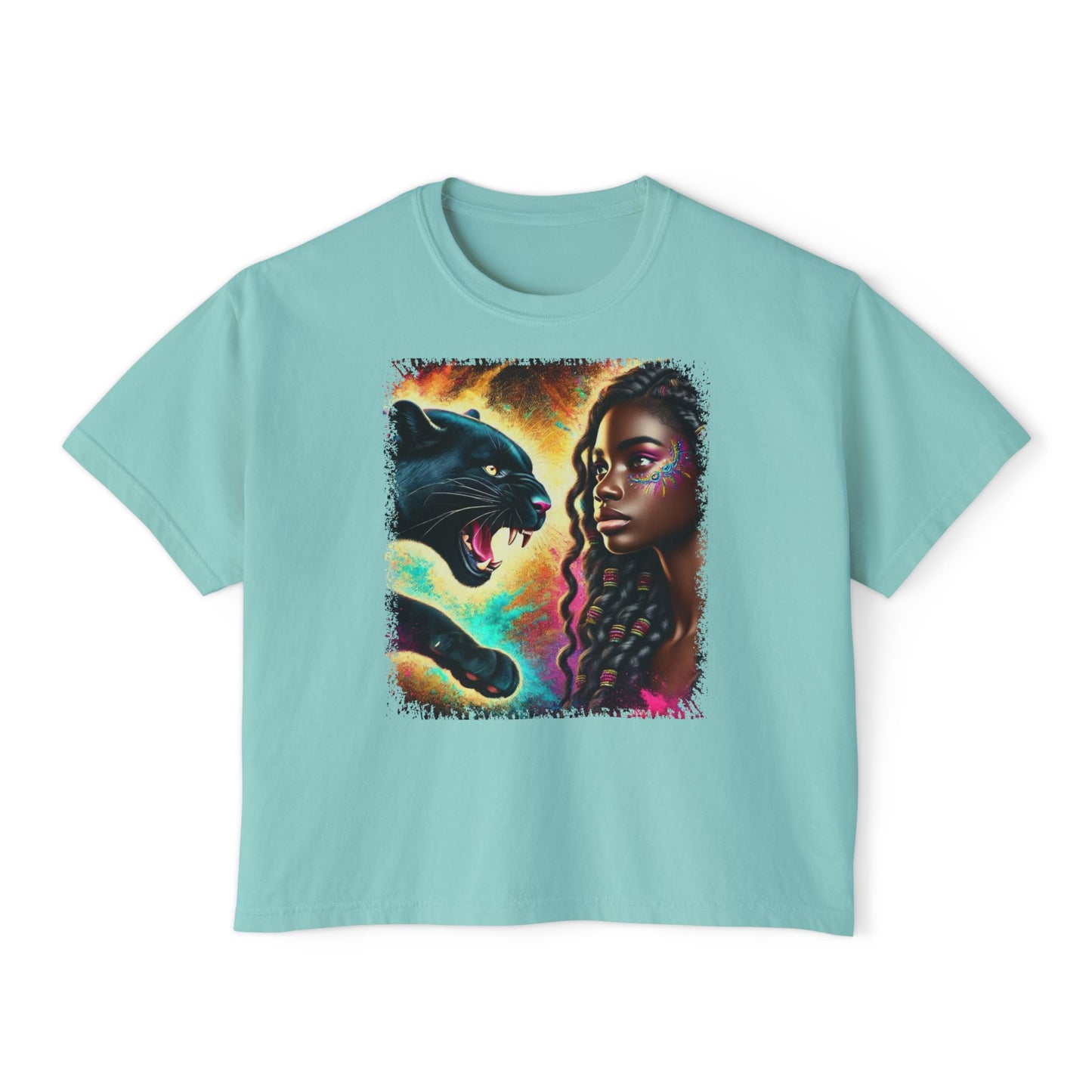PERSONALIZE Wild Meets Willed - Oversized Boxy Fit Graphic T-shirt