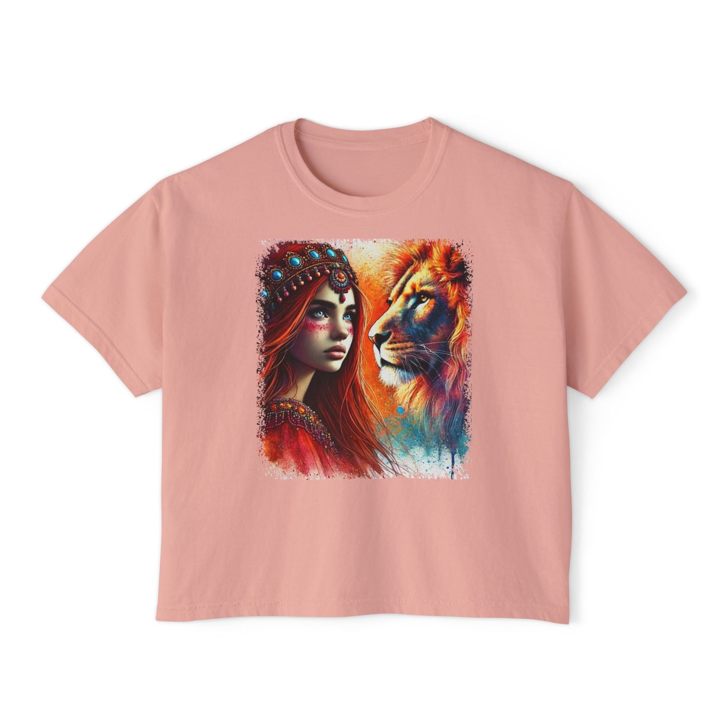PERSONALIZE The Bold Encounter Oversized Boxy Fit Graphic T-shirt