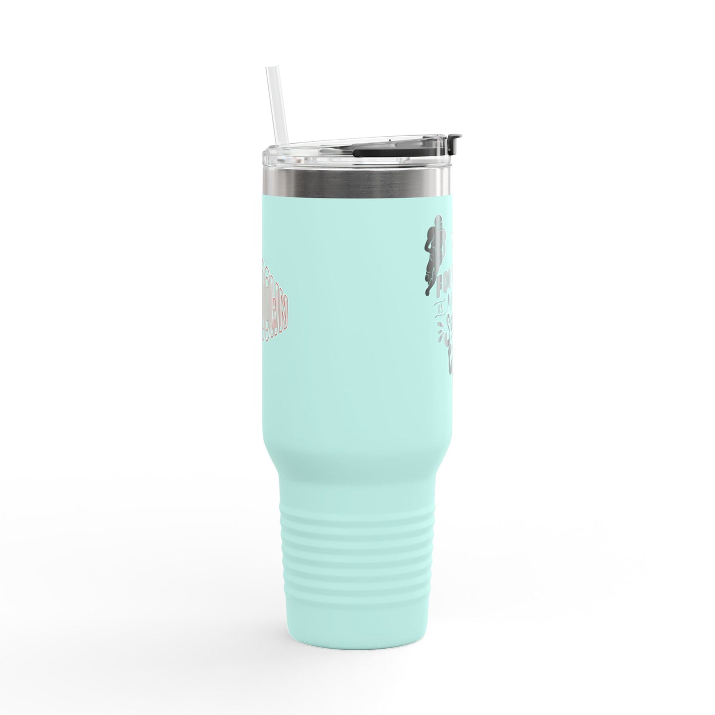 Football Season Touchdown Sporty Insulated Travel Mug, 40oz