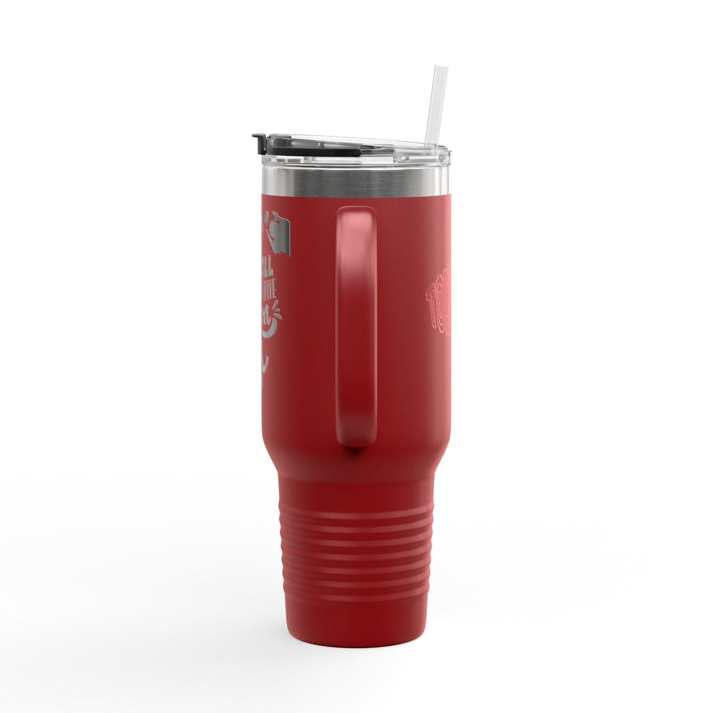 Football Season Touchdown Sporty Insulated Travel Mug, 40oz