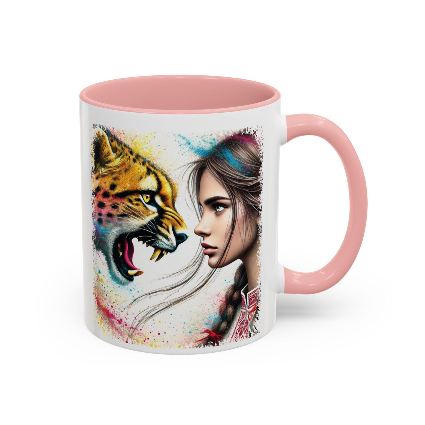 Ukrainian Wild Spirit Girl Mug Size 11oz, 15oz