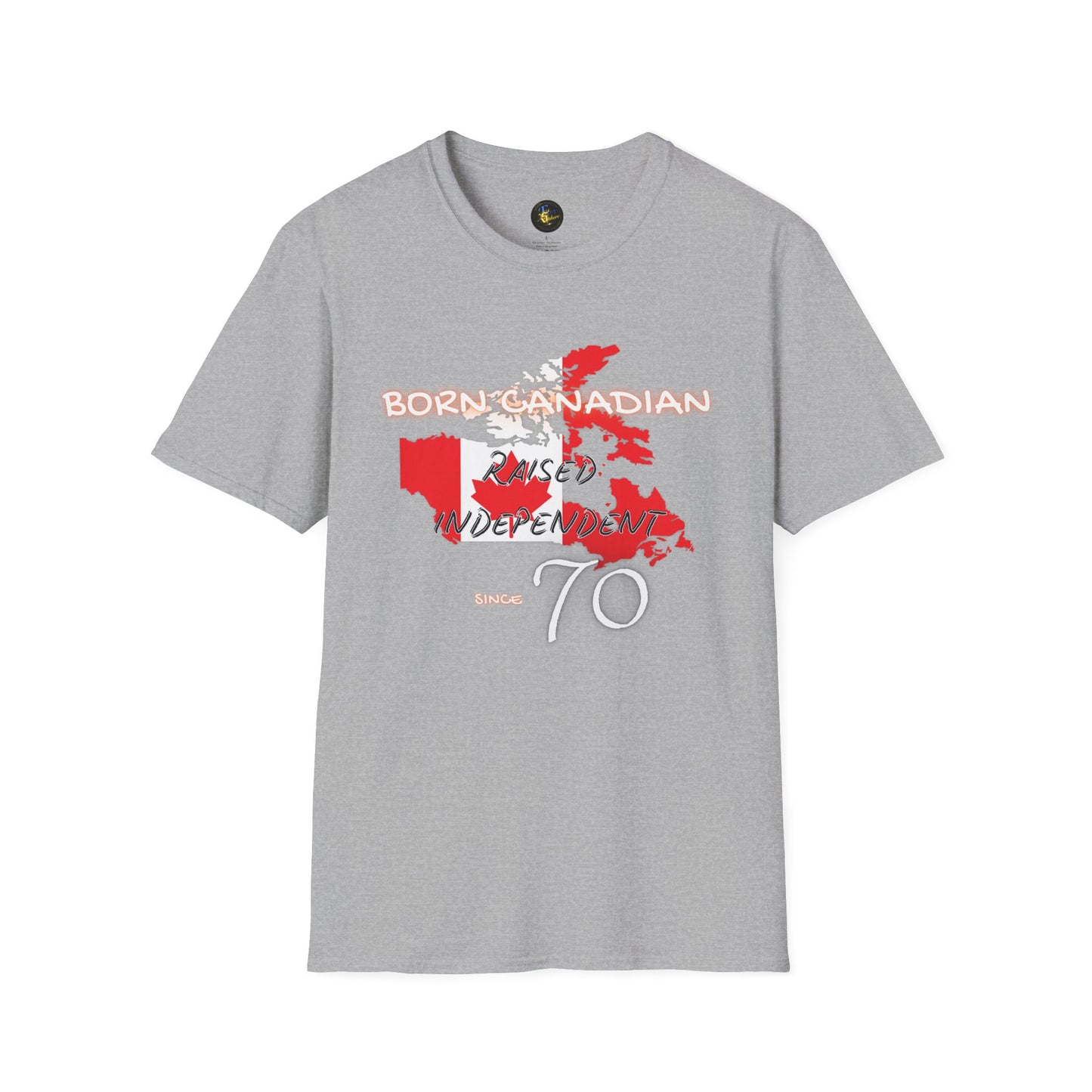 PERSONALIZE Born Canadian Unisex Cotton T-Shirt - Independent Spirit Tee