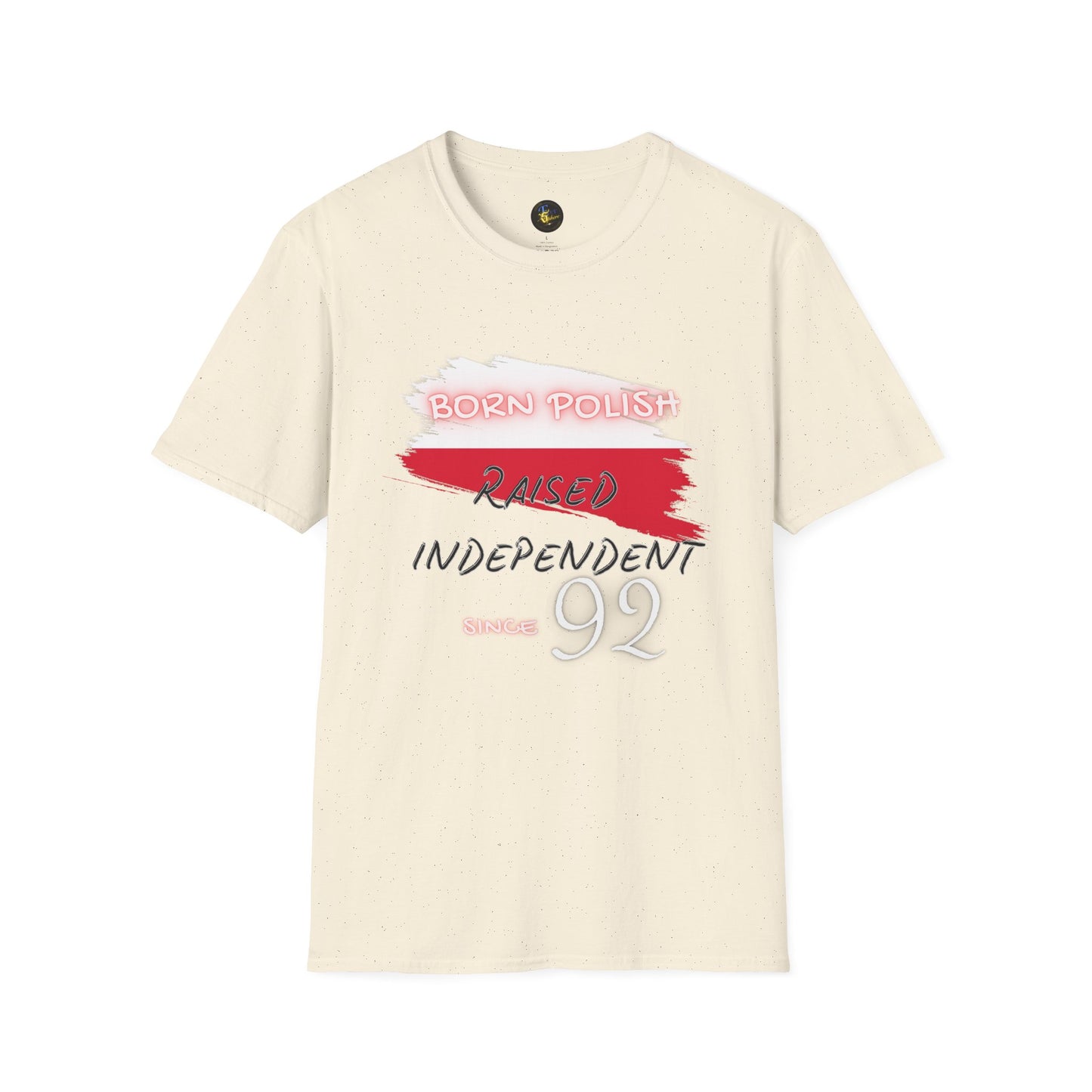PERSONALIZE Born Polish Unisex Cotton T-Shirt - Independent Spirit Tee