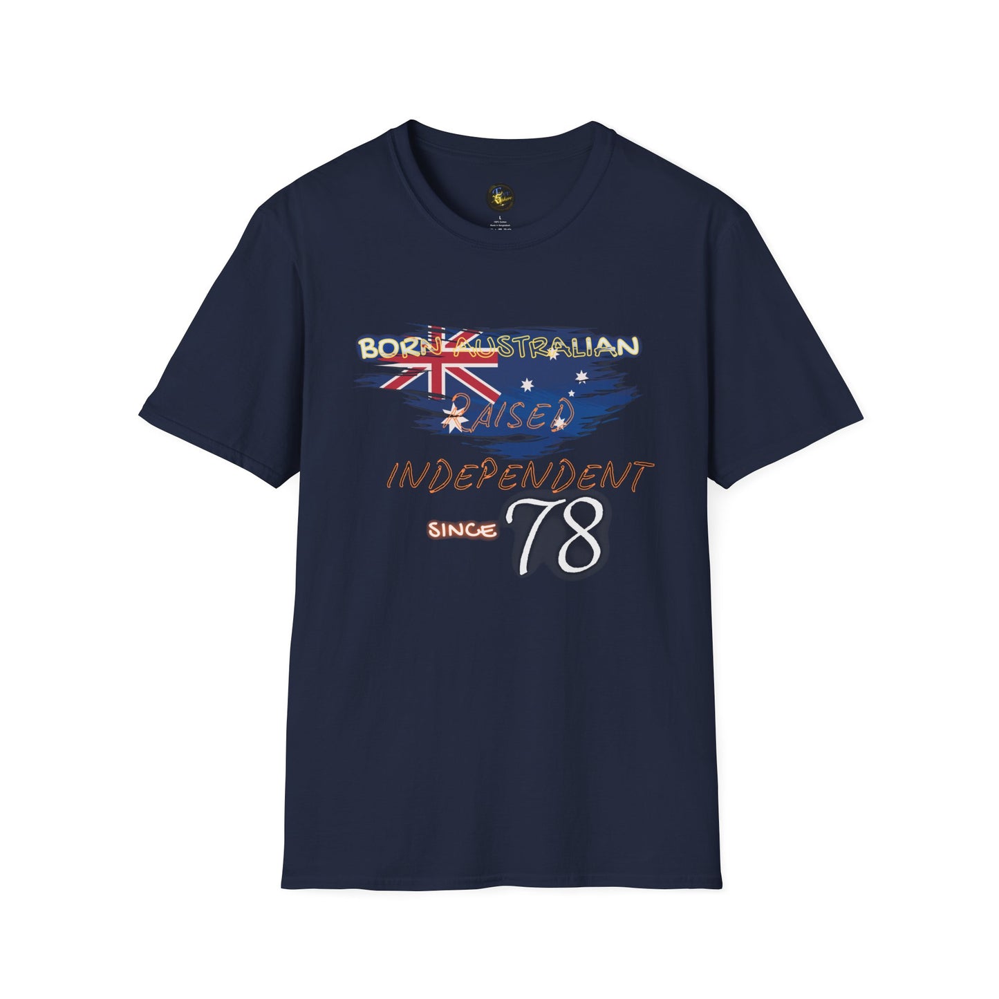 PERSONALIZE Born Australian Unisex Cotton T-Shirt - Independent Spirit Tee